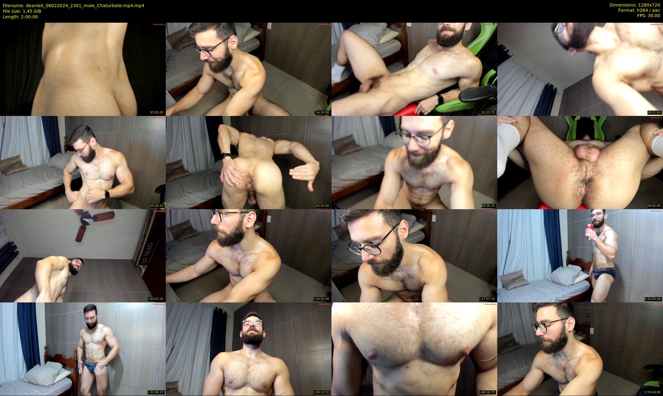 deanlek — 120 minute Chaturbate male cam show recording, 720p, Feb 6, 2024