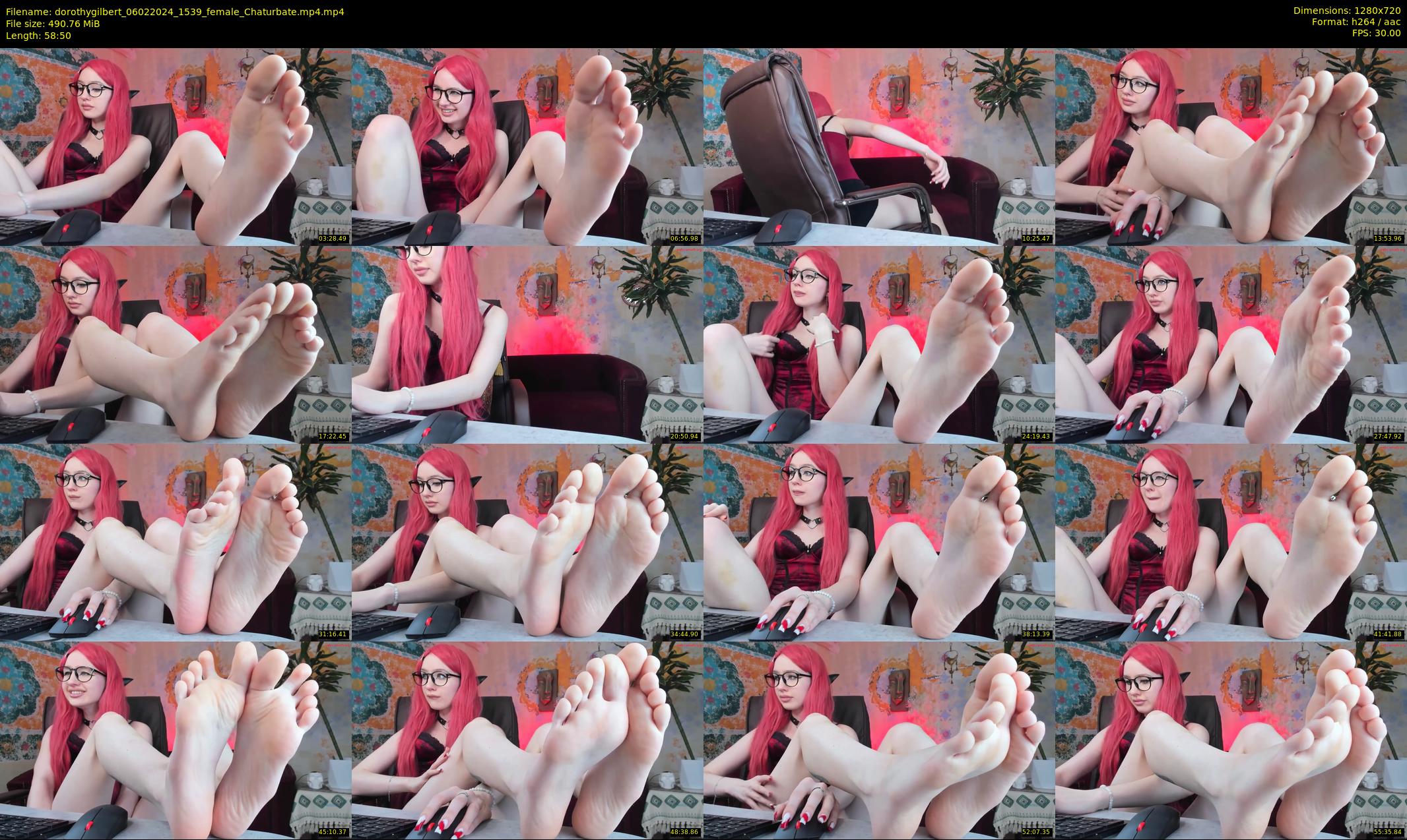 dorothygilbert — 59 minute Chaturbate female cam show recording, 720p, Feb 6, 2024