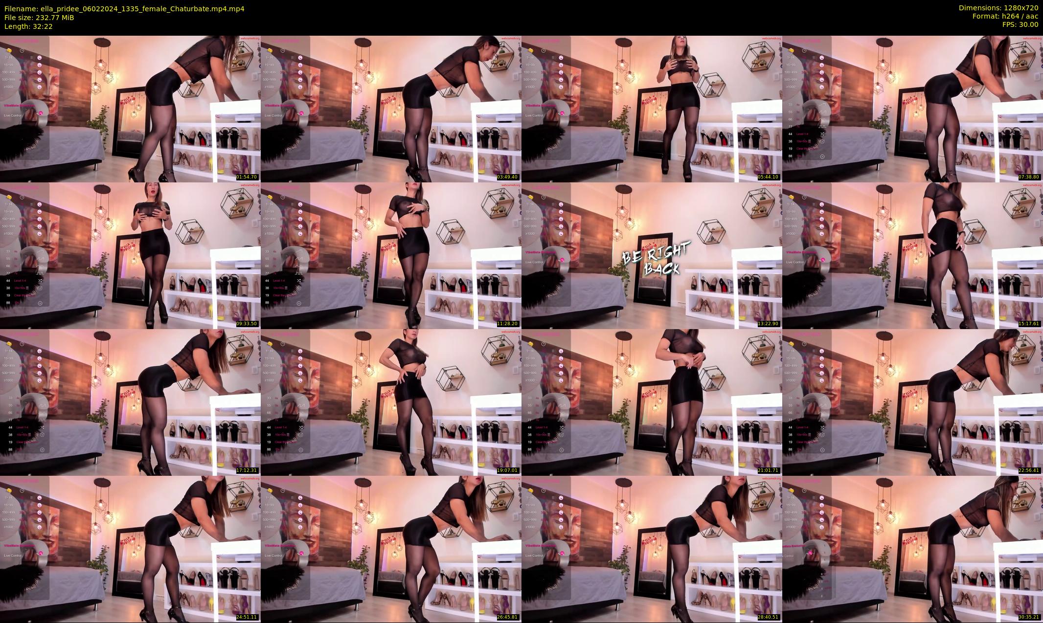 ella_pridee — 33 minute Chaturbate female cam show recording, 720p, Feb 6, 2024