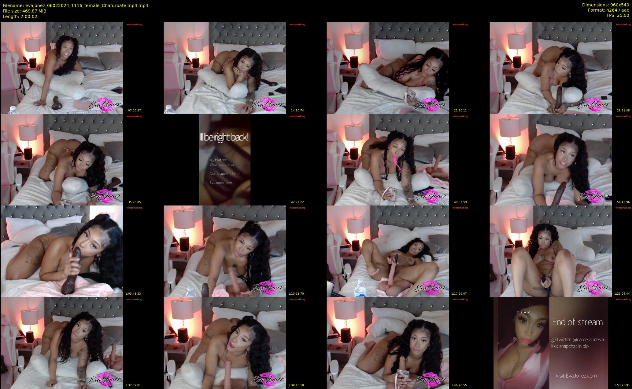 evajonez — 121 minute Chaturbate female cam show recording, 480p, Feb 6, 2024