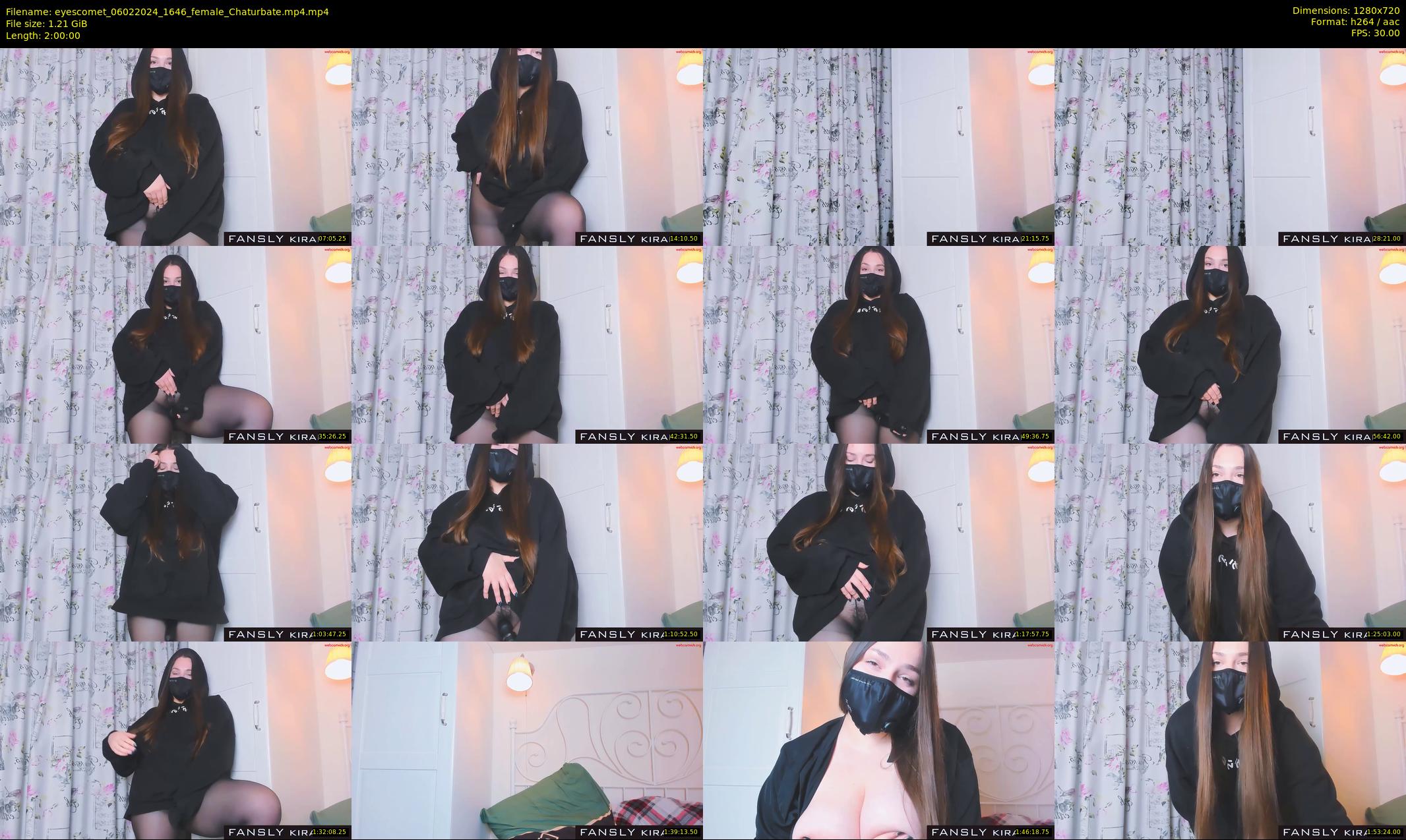 eyescomet — 120 minute Chaturbate female cam show recording, 720p, Feb 6, 2024