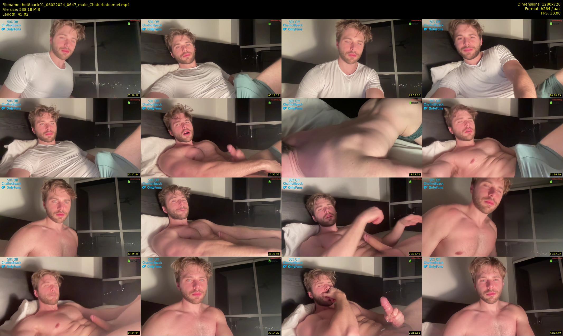 hot8pack01 — 46 minute Chaturbate male cam show recording, 720p, Feb 6, 2024
