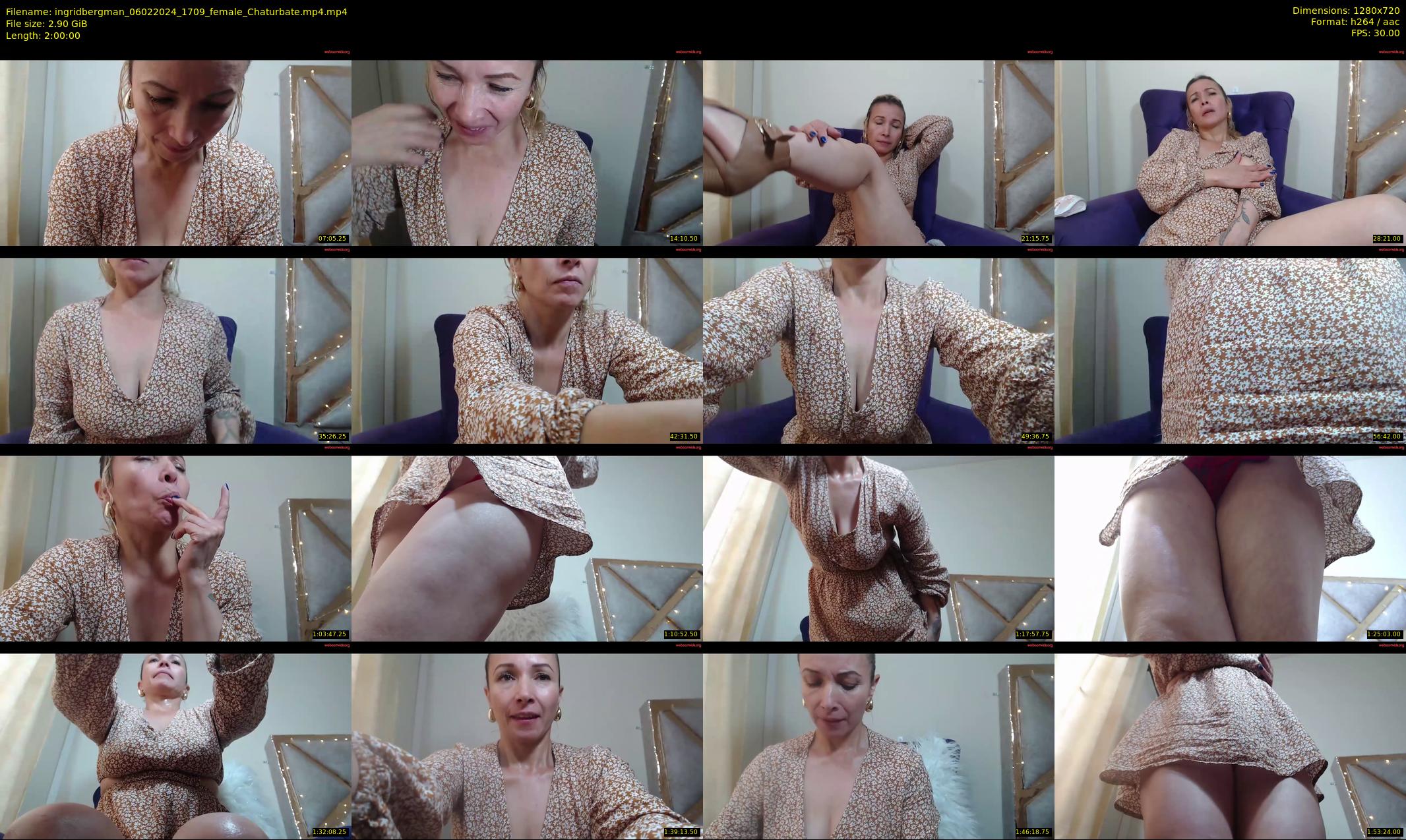 ingridbergman — 120 minute Chaturbate female cam show recording, 720p, Feb 6, 2024