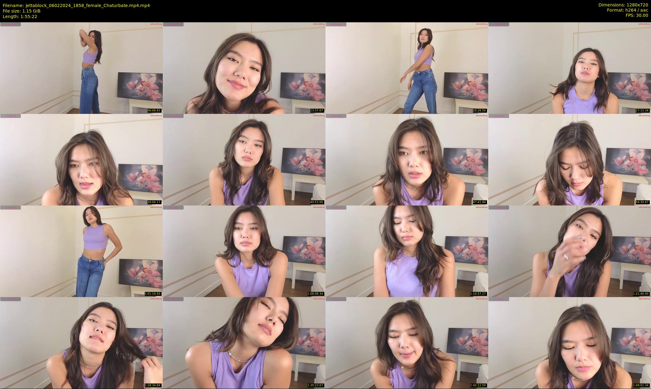 jettablock — 116 minute Chaturbate female cam show recording, 720p, Feb 6, 2024