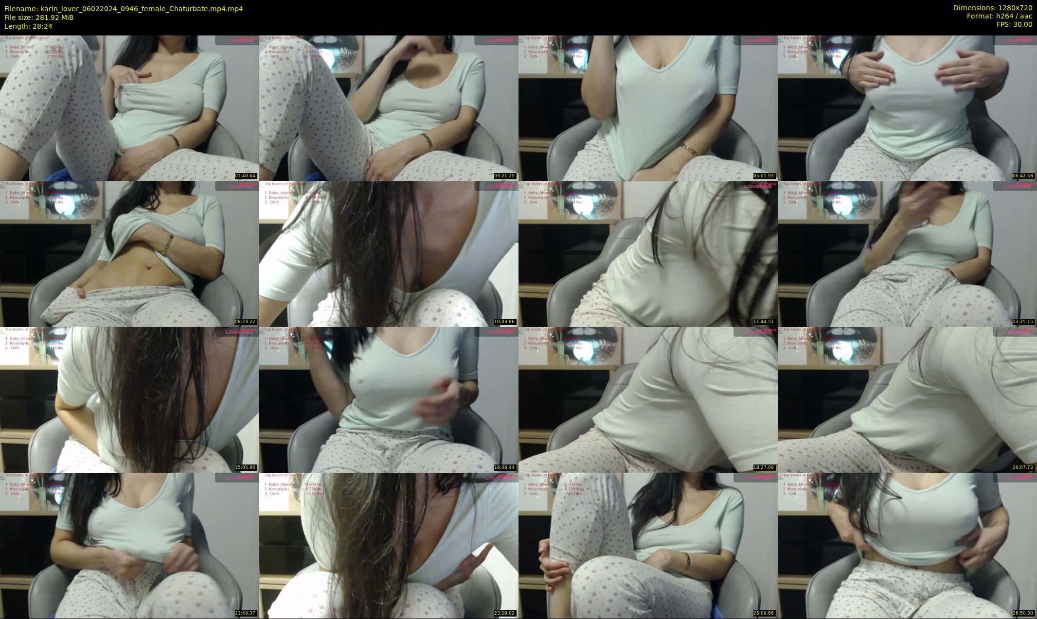 karin_lover — 29 minute Chaturbate female cam show recording, 720p, Feb 6, 2024