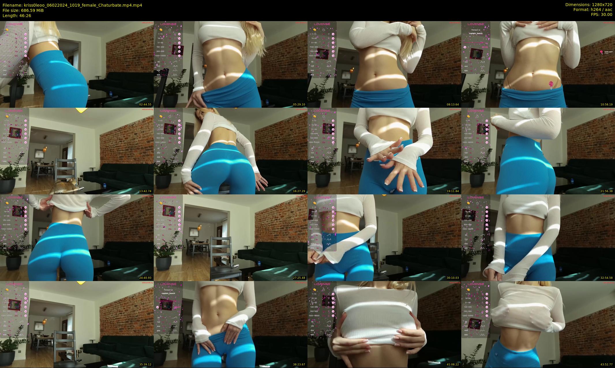 kriss0leoo — 47 minute Chaturbate couple cam show recording, 720p, Feb 6, 2024