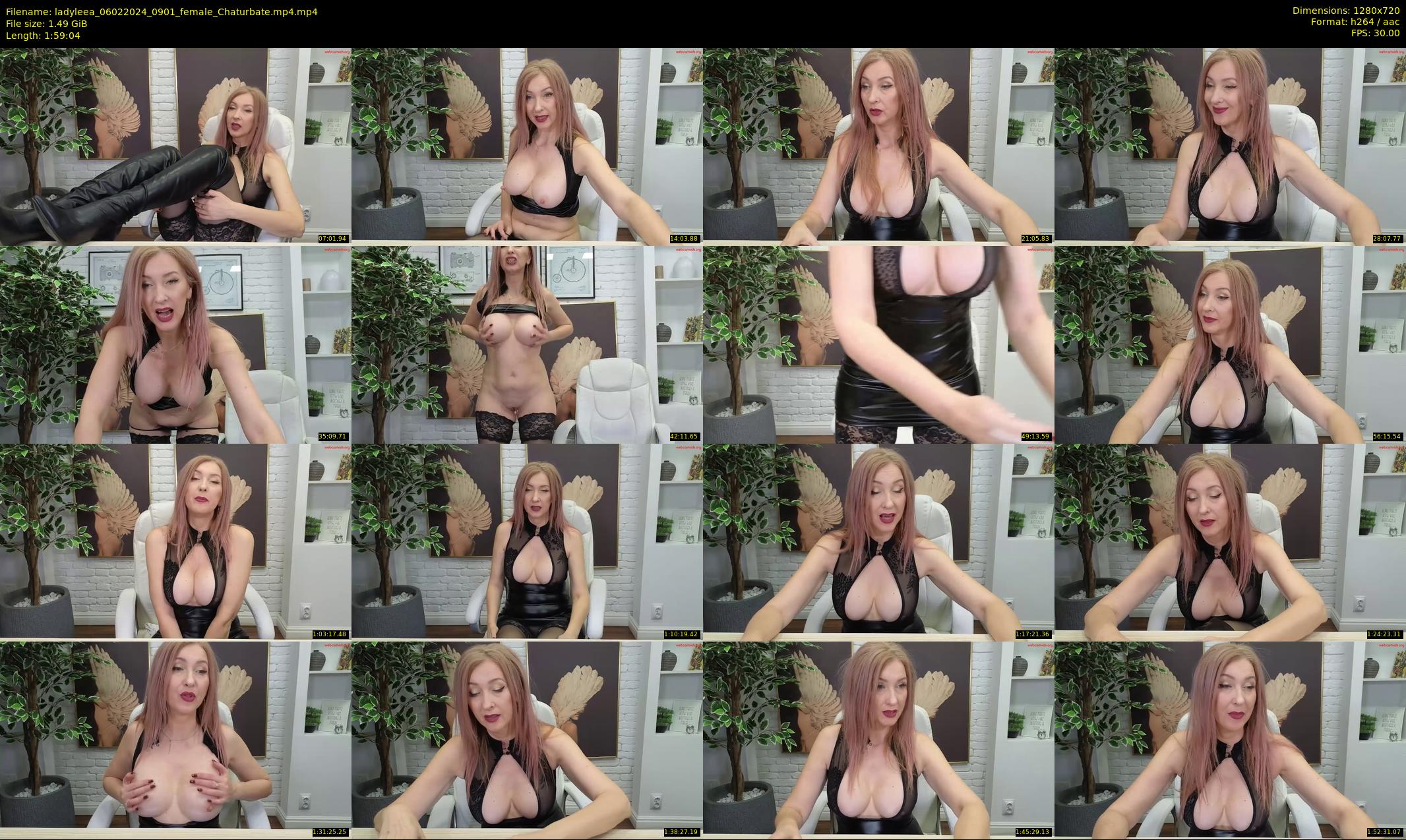 ladyleea — 120 minute Chaturbate female cam show recording, 720p, Feb 6, 2024