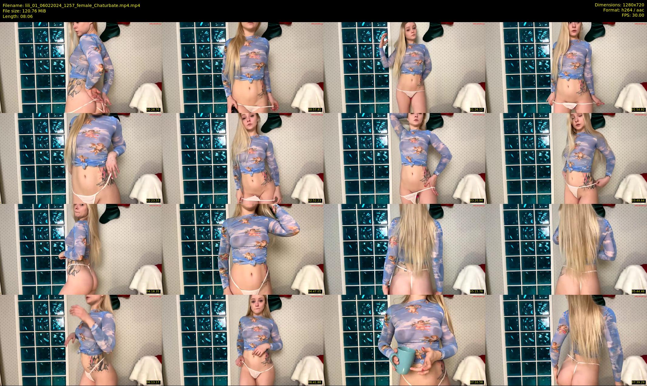 lili_01 — 9 minute Chaturbate female cam show recording, 720p, Feb 6, 2024