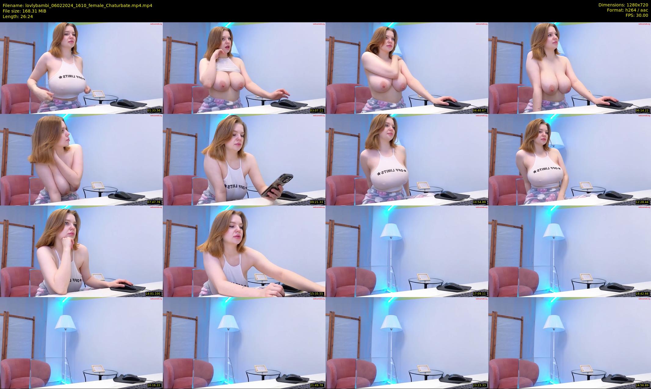 lovlybambi — 27 minute Chaturbate female cam show recording, 720p, Feb 6, 2024
