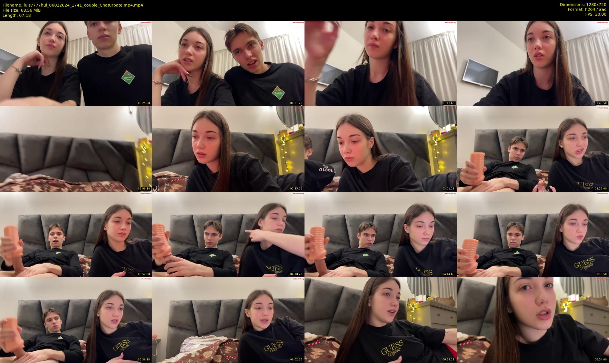 luis7777hui — 8 minute Chaturbate couple cam show recording, 720p, Feb 6, 2024