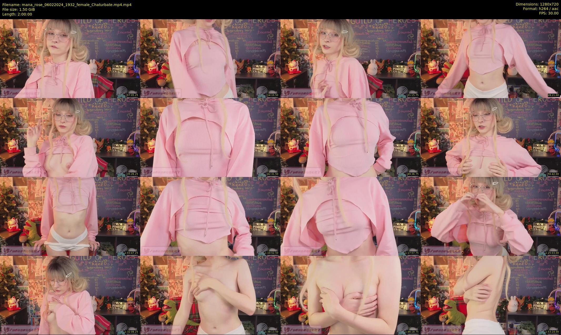 mana_rose — 120 minute Chaturbate female cam show recording, 720p, Feb 6, 2024