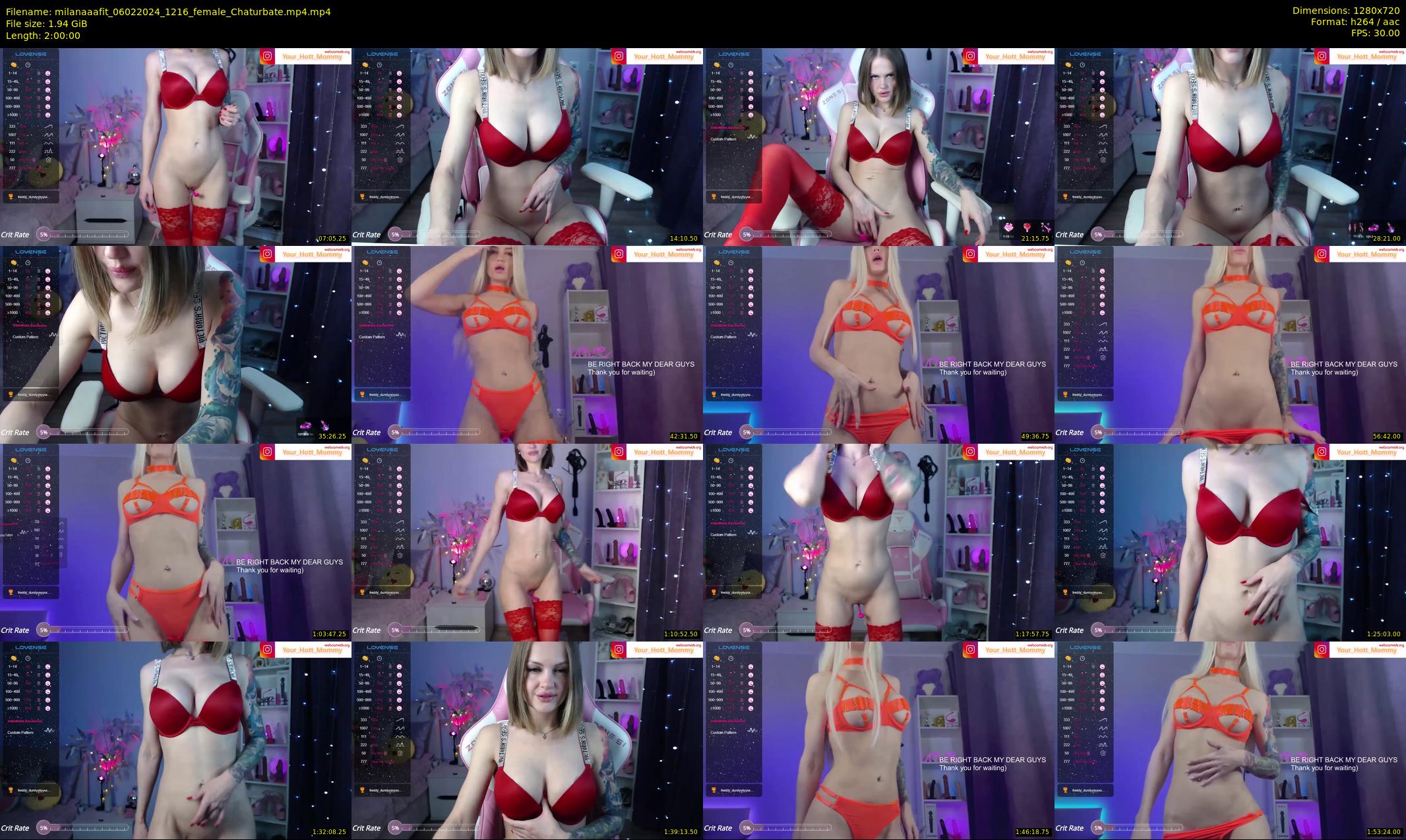 milanaaafit — 120 minute Chaturbate couple cam show recording, 720p, Feb 6, 2024