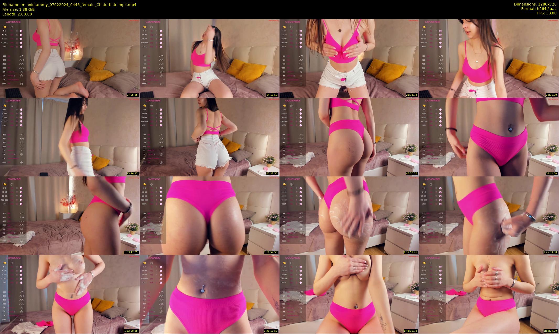 minnietammy — 120 minute Chaturbate female cam show recording, 720p, Feb 7, 2024