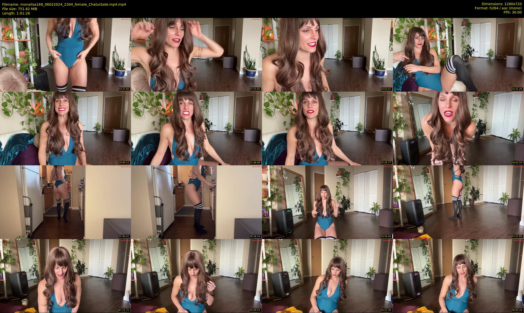 monalisa169 — 62 minute Chaturbate female cam show recording, 720p, Feb 6, 2024