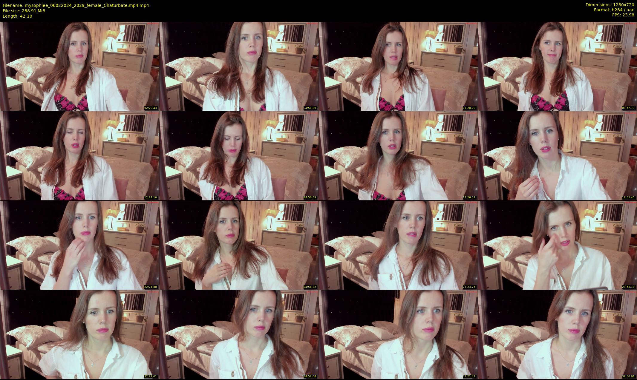 mysophiee — 43 minute Chaturbate female cam show recording, 720p, Feb 6, 2024