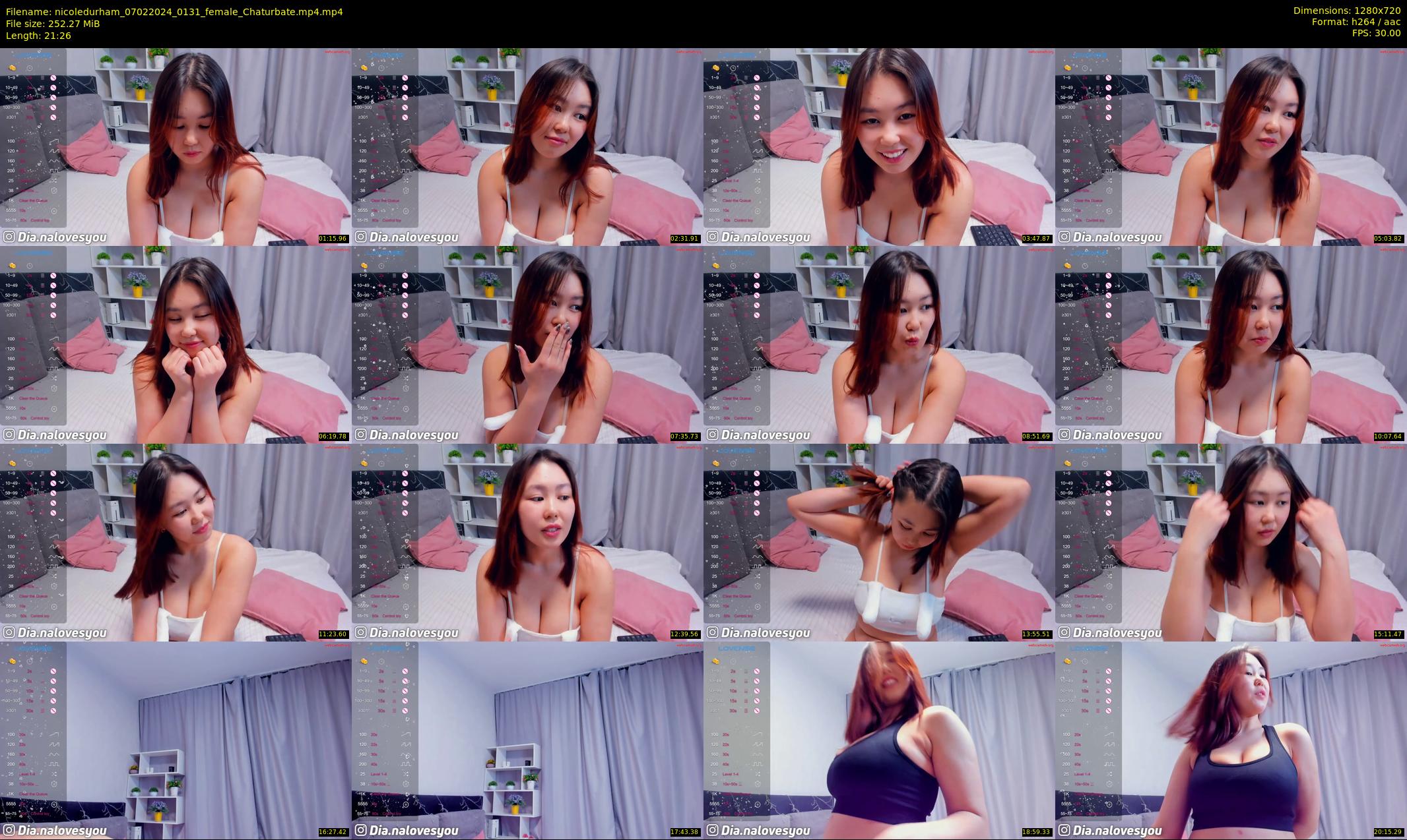 nicoledurham — 22 minute Chaturbate female cam show recording, 720p, Feb 7, 2024