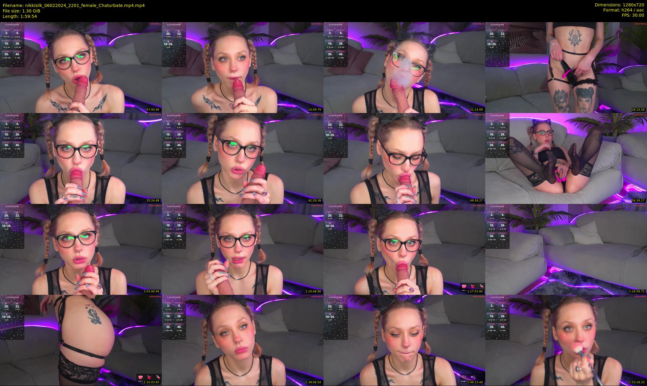 nikkisilk — 120 minute Chaturbate female cam show recording, 720p, Feb 6, 2024