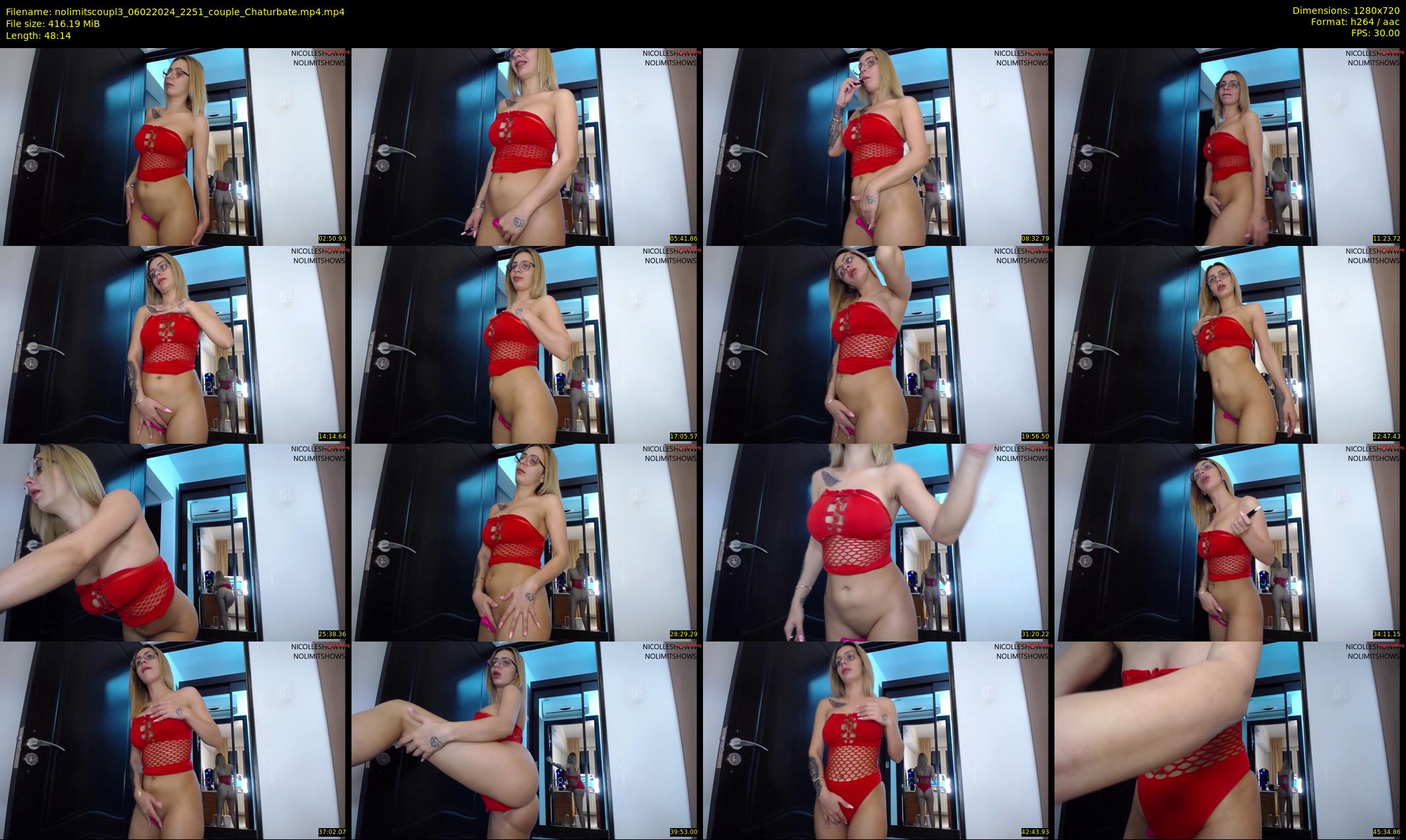 nolimitscoupl3 — 49 minute Chaturbate couple cam show recording, 720p, Feb 6, 2024
