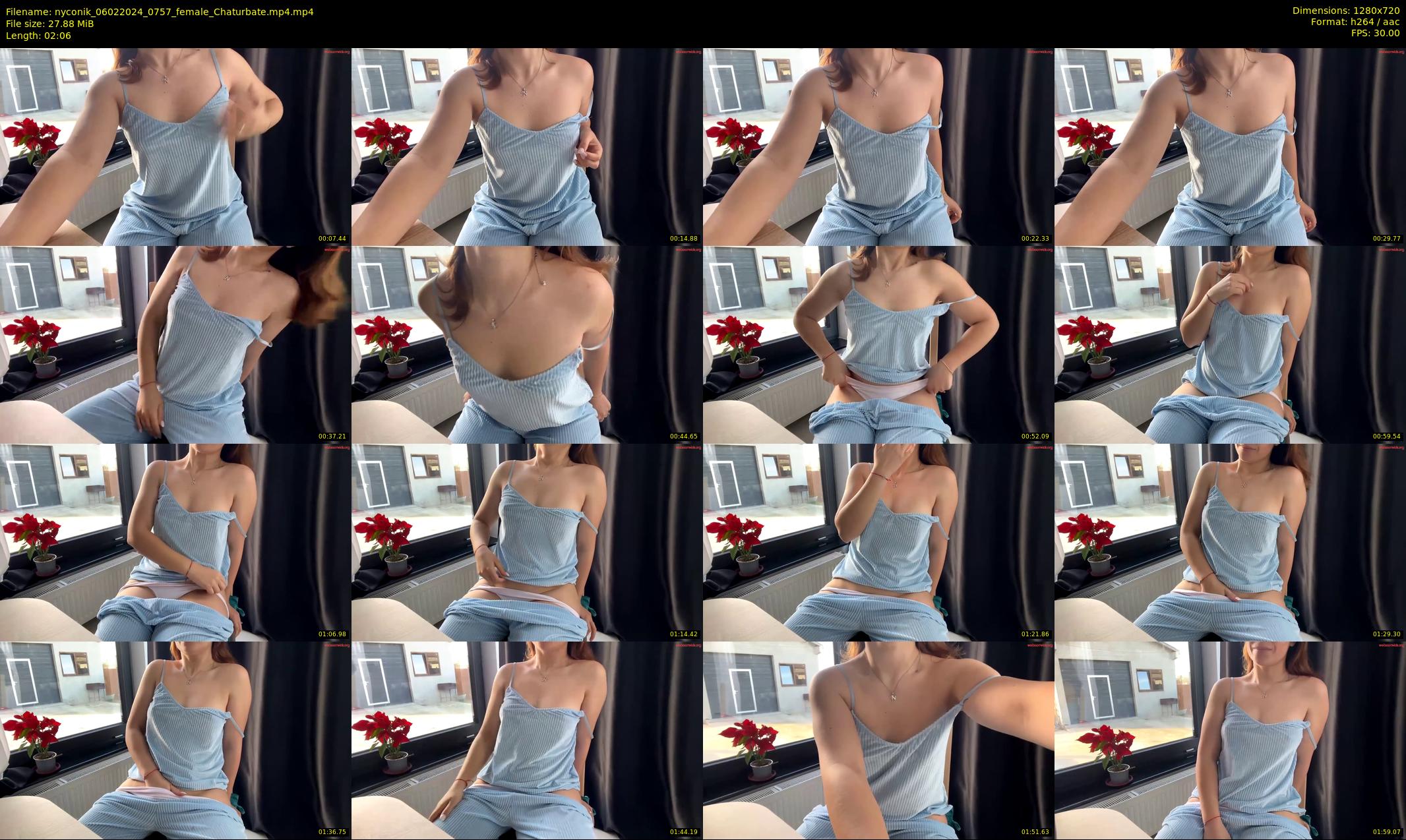 nyconik — 3 minute Chaturbate female cam show recording, 720p, Feb 6, 2024