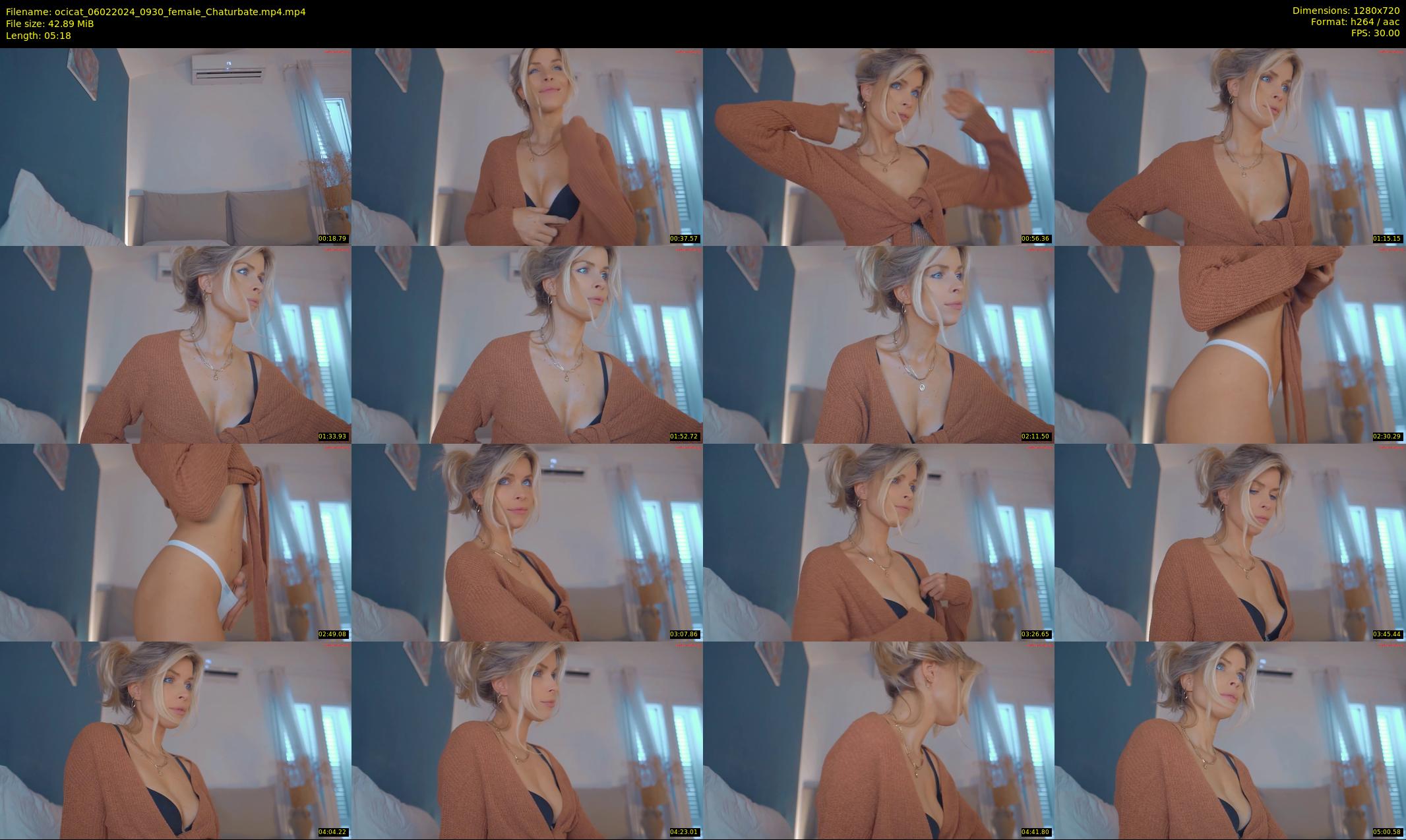 ocicat — 6 minute Chaturbate female cam show recording, 720p, Feb 6, 2024