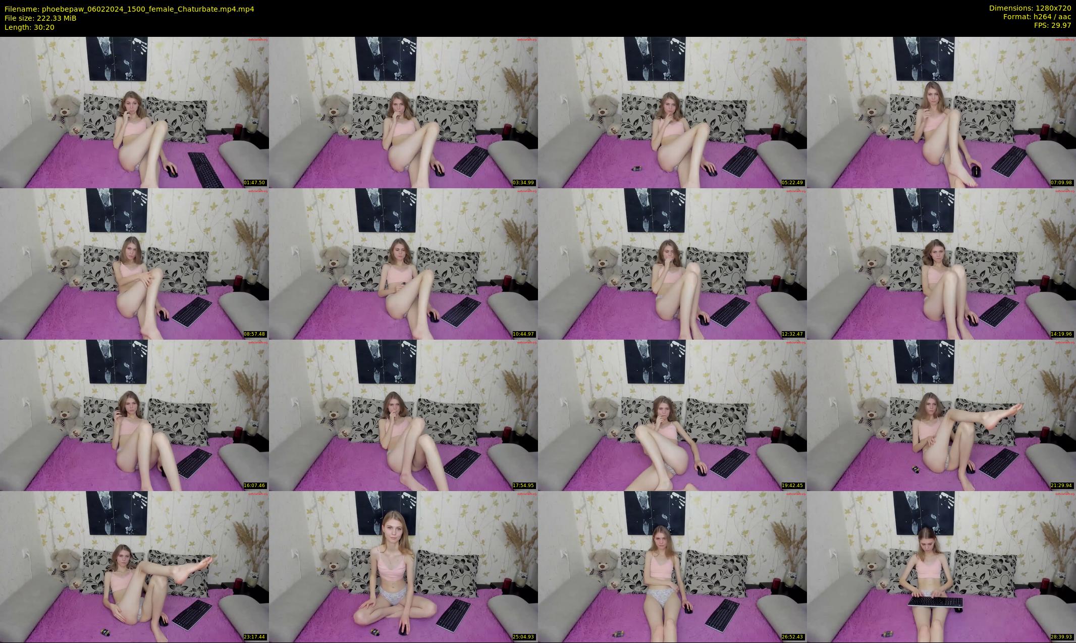 phoebepaw — 31 minute Chaturbate female cam show recording, 720p, Feb 6, 2024