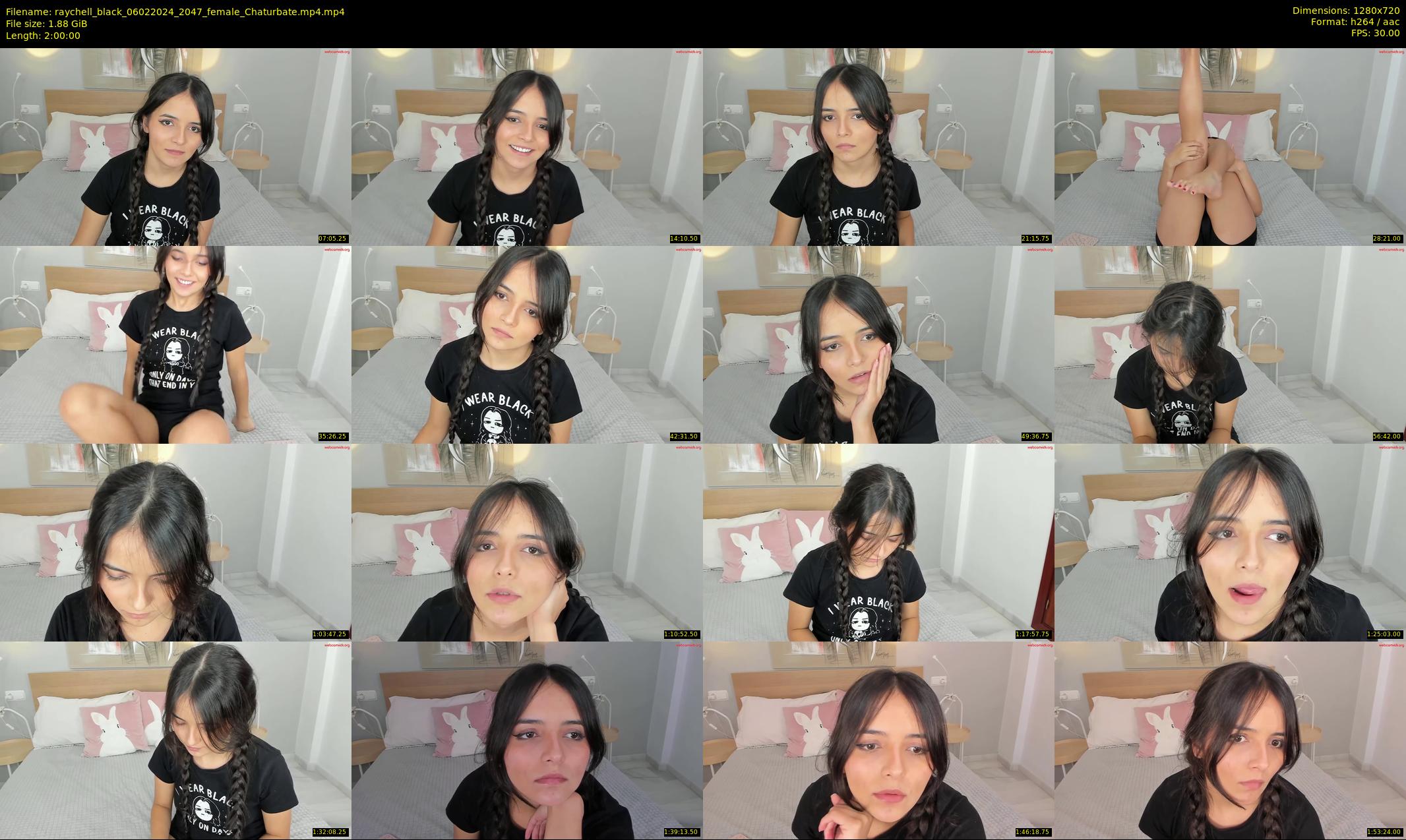 raychell_black — 120 minute Chaturbate female cam show recording, 720p, Feb 6, 2024
