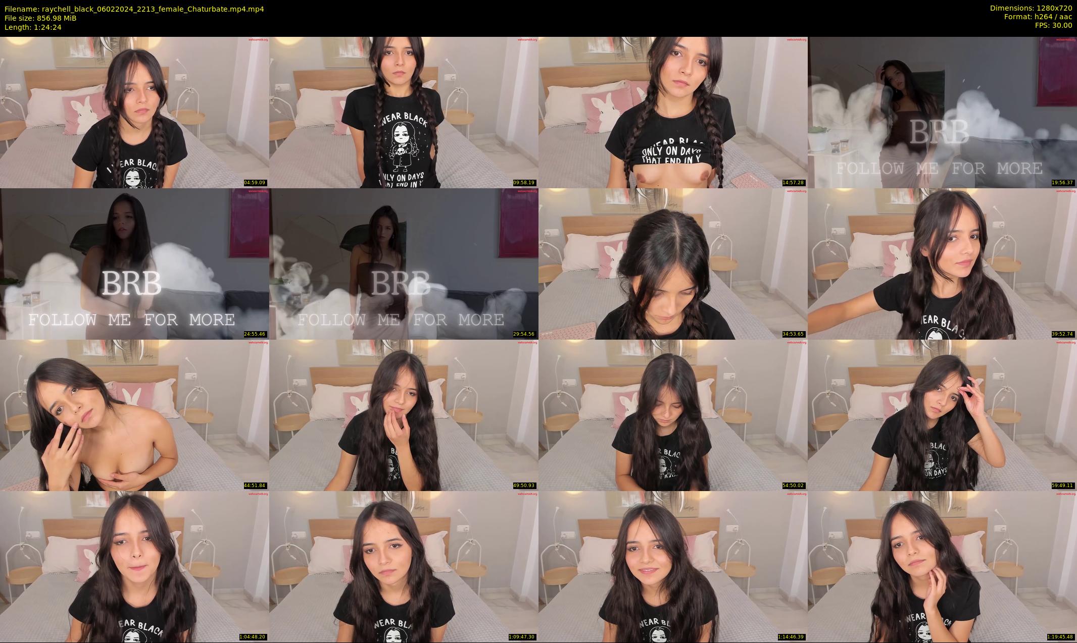 raychell_black — 85 minute Chaturbate female cam show recording, 720p, Feb 6, 2024