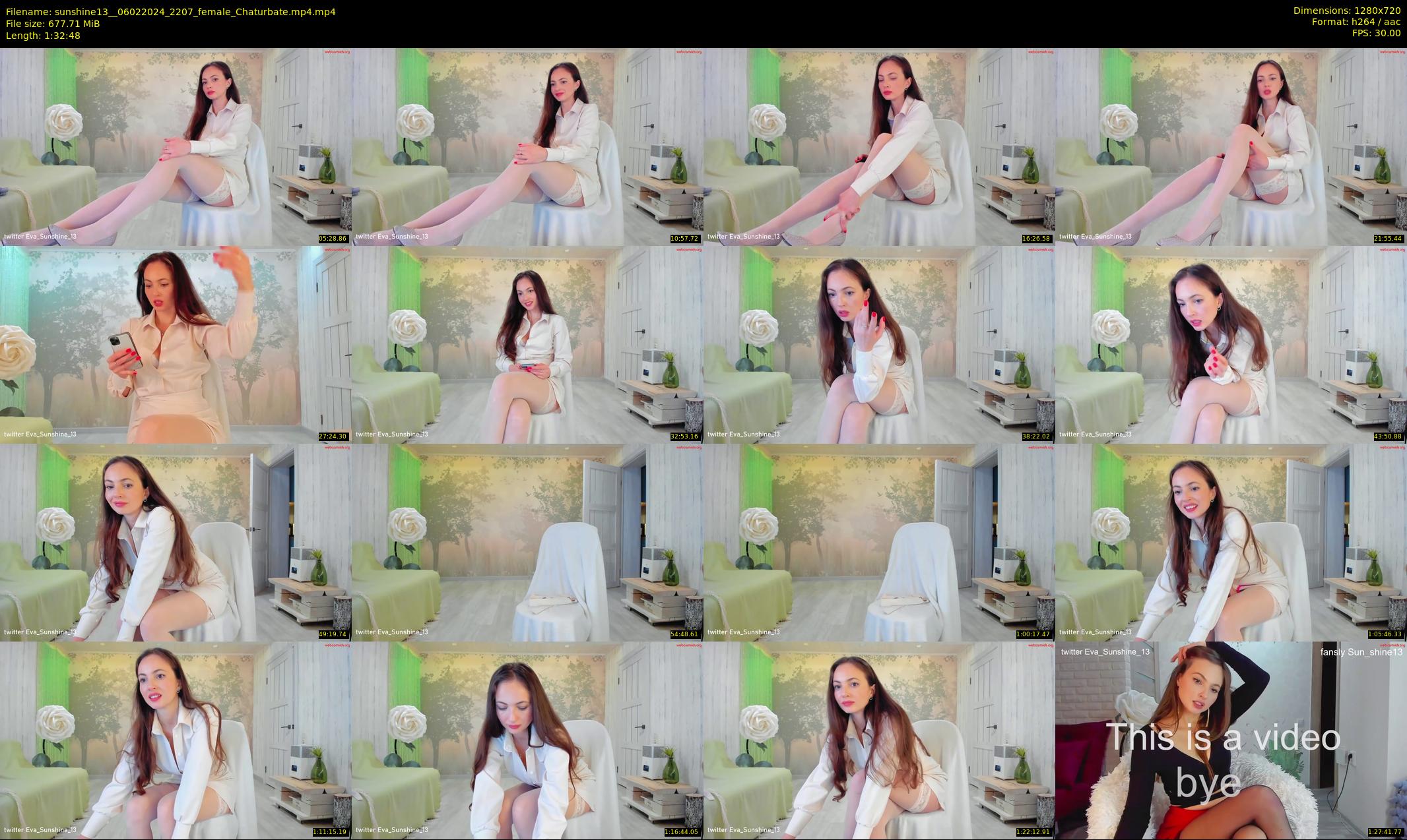 sunshine13_ — 93 minute Chaturbate female cam show recording, 720p, Feb 6, 2024