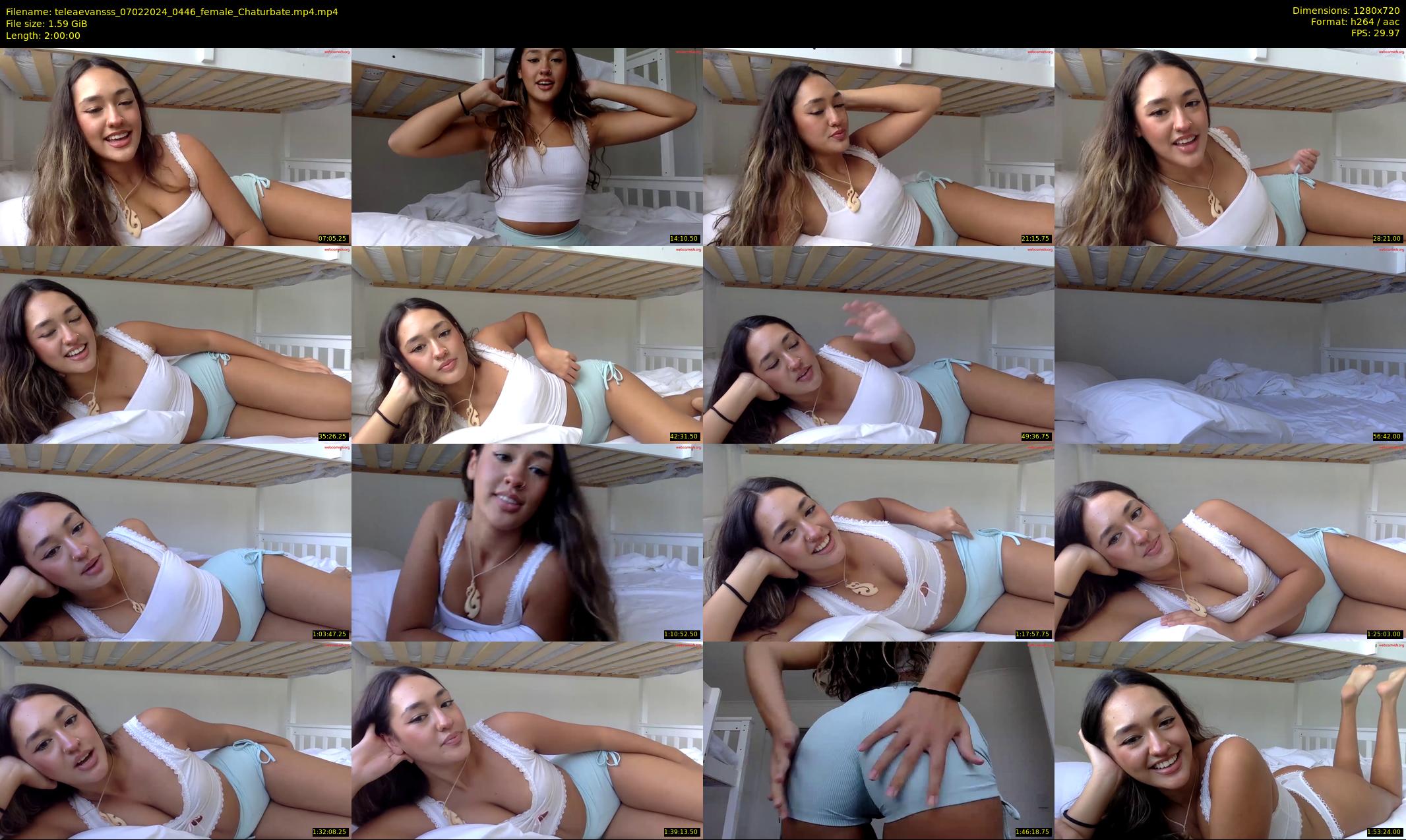 teleaevansss — 120 minute Chaturbate female cam show recording, 720p, Feb 7, 2024