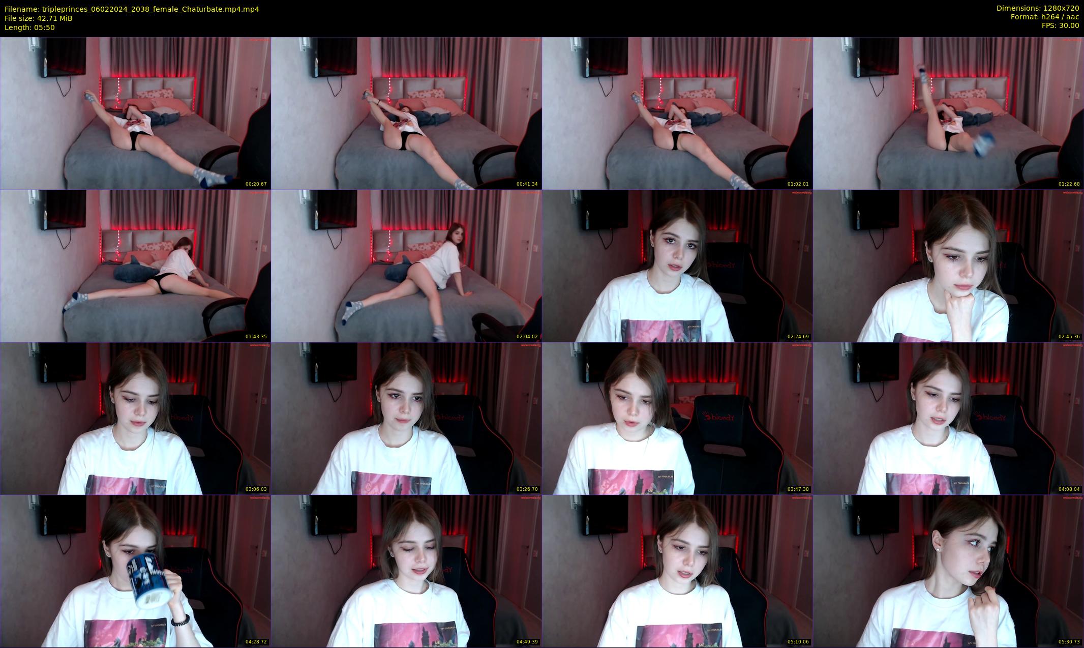 tripleprinces — 6 minute Chaturbate female cam show recording, 720p, Feb 6, 2024