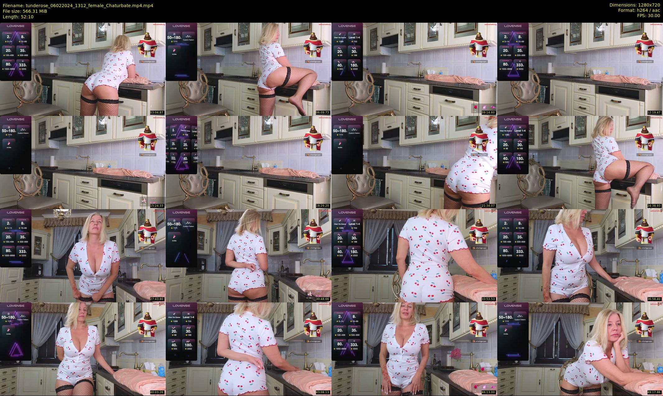 tunderose — 53 minute Chaturbate female cam show recording, 720p, Feb 6, 2024