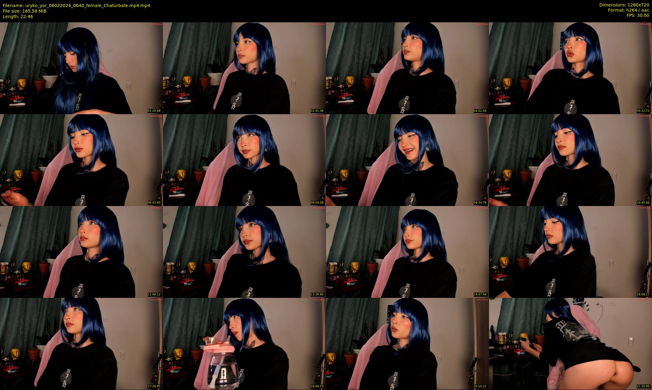 uryko_yor — 23 minute Chaturbate female cam show recording, 720p, Feb 6, 2024