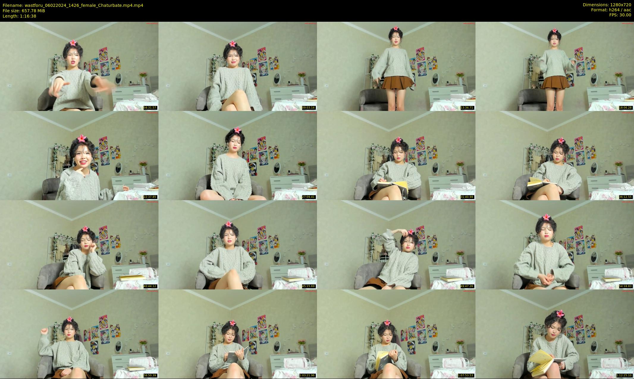 wastforu — 77 minute Chaturbate female cam show recording, 720p, Feb 6, 2024