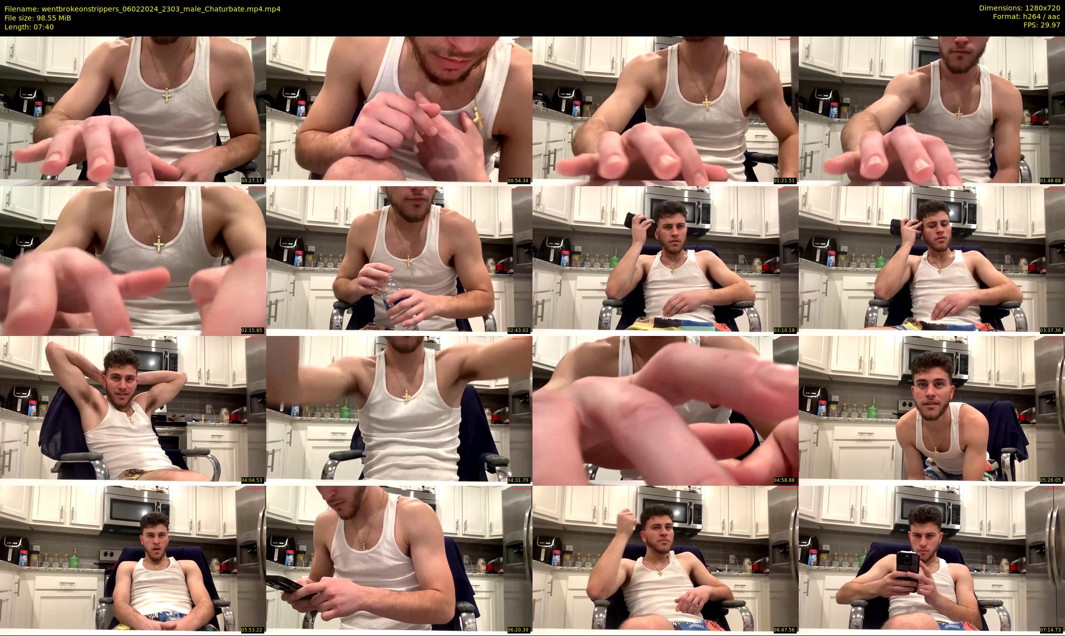 wentbrokeonstrippers — 8 minute Chaturbate male cam show recording, 720p, Feb 6, 2024