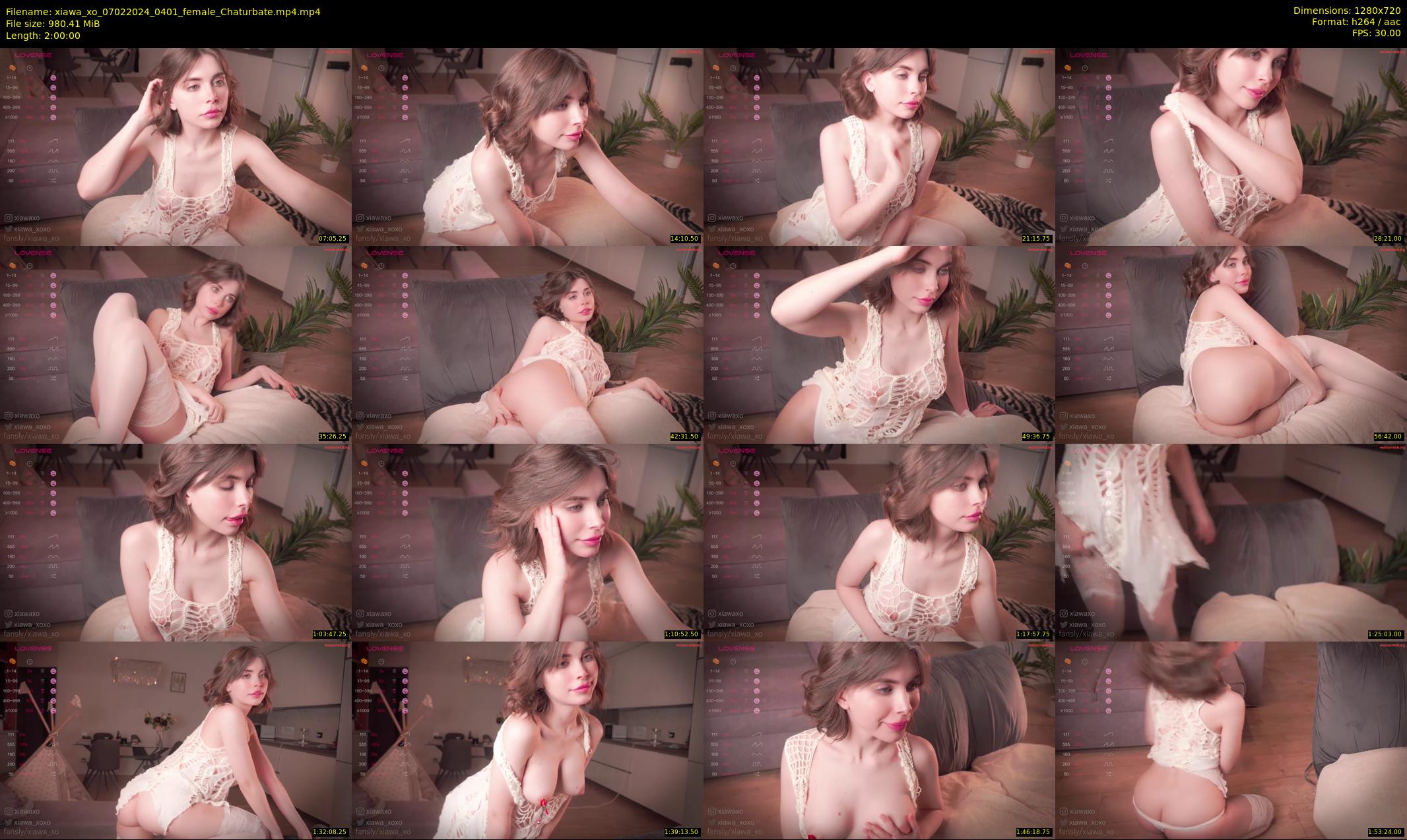 xiawa_xo — 120 minute Chaturbate female cam show recording, 720p, Feb 7, 2024