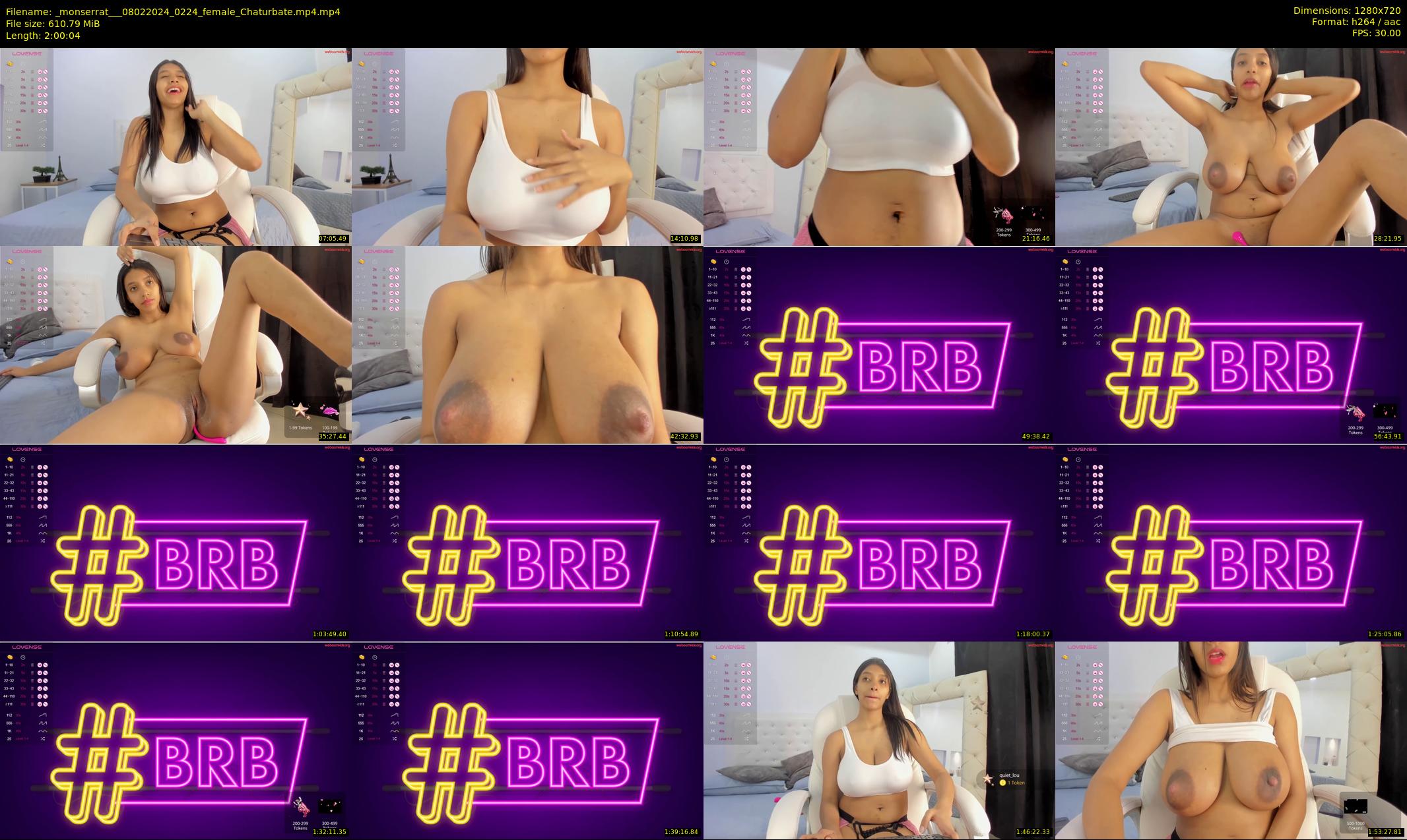 _monserrat__ — 121 minute Chaturbate female cam show recording, 720p, Feb 8, 2024