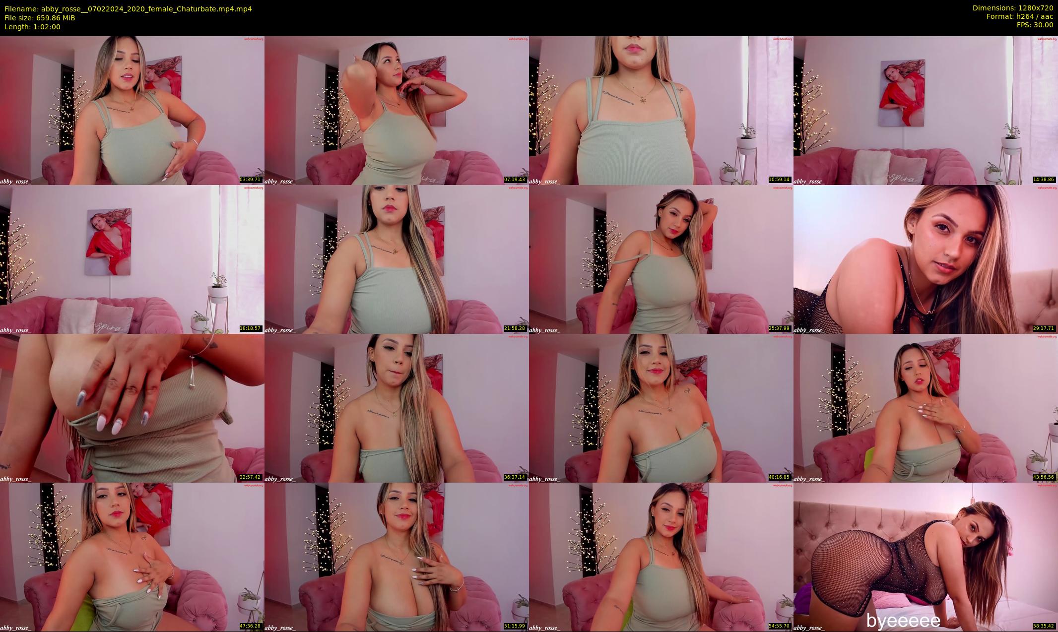 abby_rosse_ — 62 minute Chaturbate female cam show recording, 720p, Feb 7, 2024