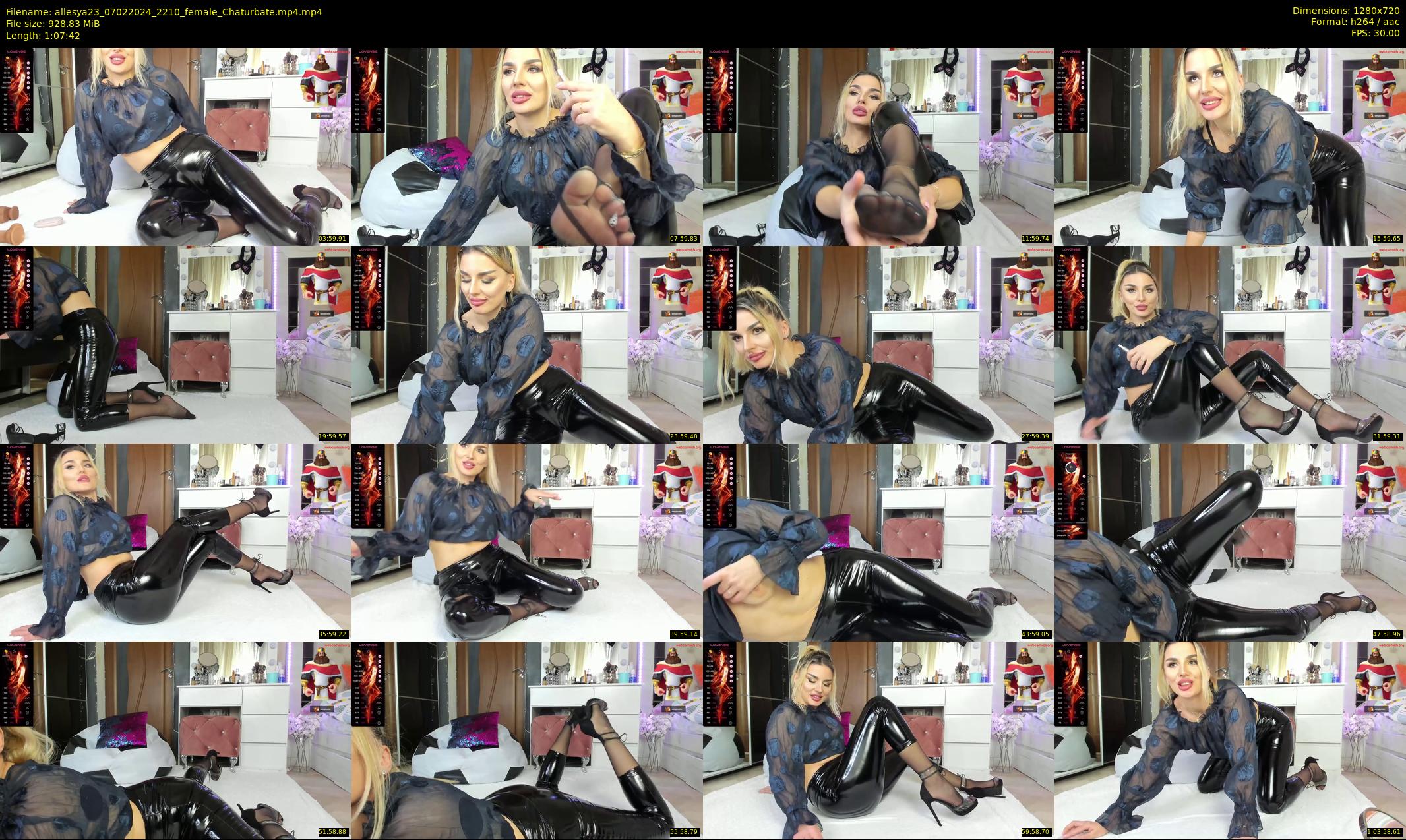 allesya23 — 68 minute Chaturbate female cam show recording, 720p, Feb 7, 2024