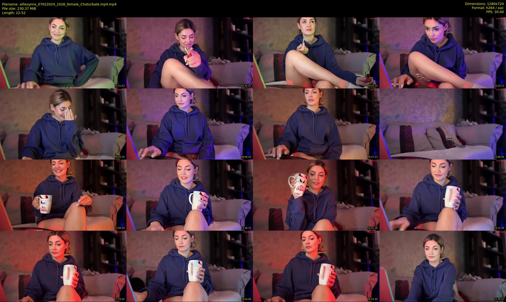 alliesynns — 23 minute Chaturbate female cam show recording, 720p, Feb 7, 2024