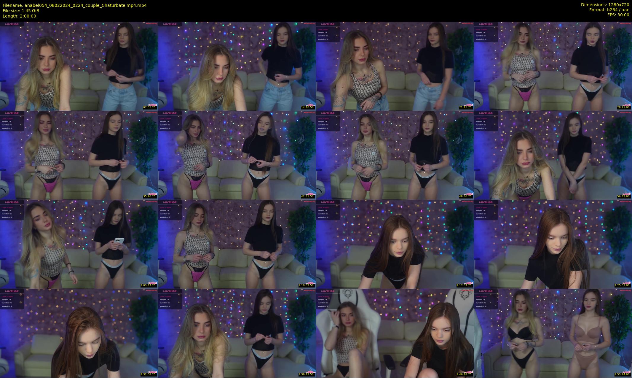 anabel054 — 120 minute Chaturbate female cam show recording, 720p, Feb 8, 2024