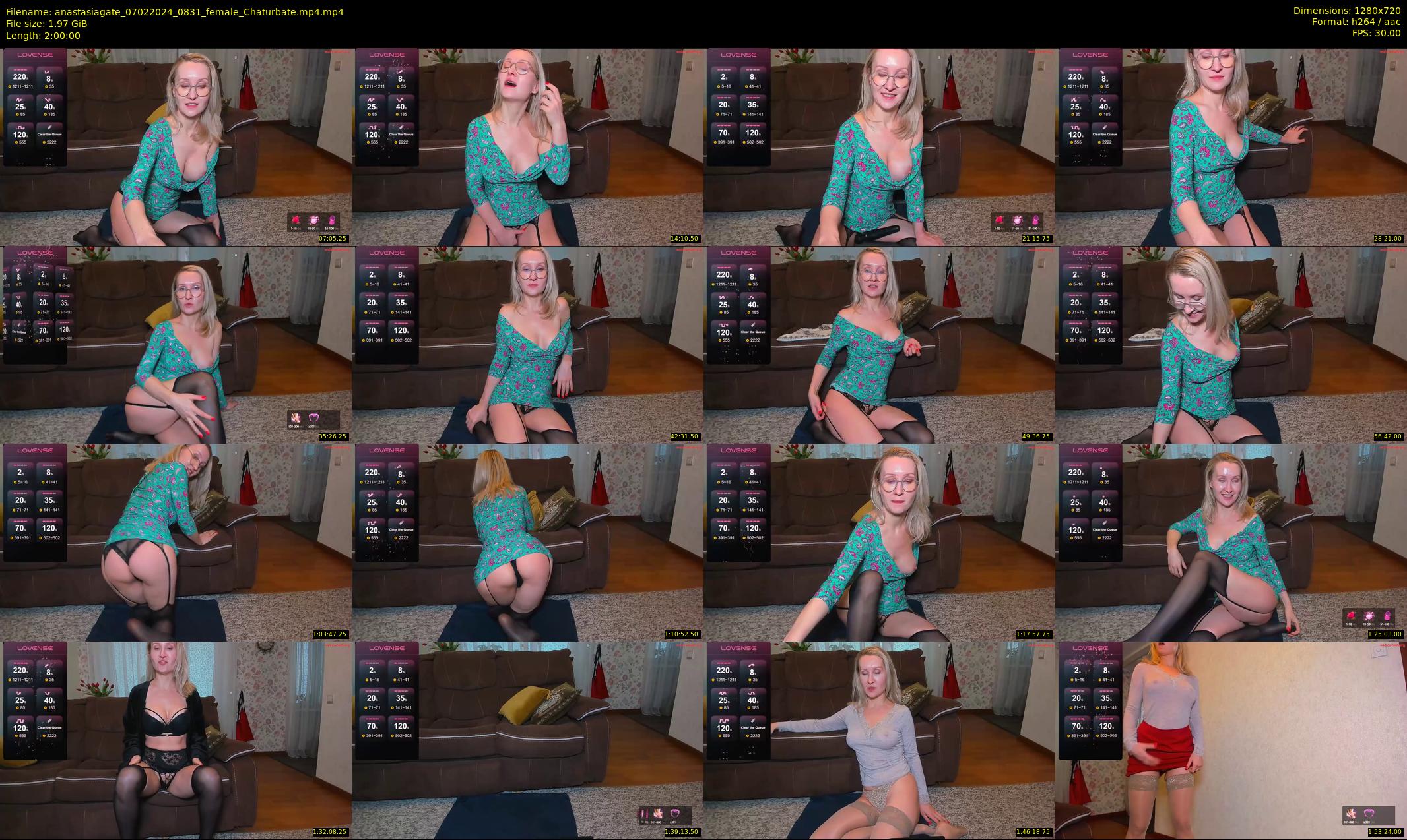 anastasiagate — 120 minute Chaturbate female cam show recording, 720p, Feb 7, 2024