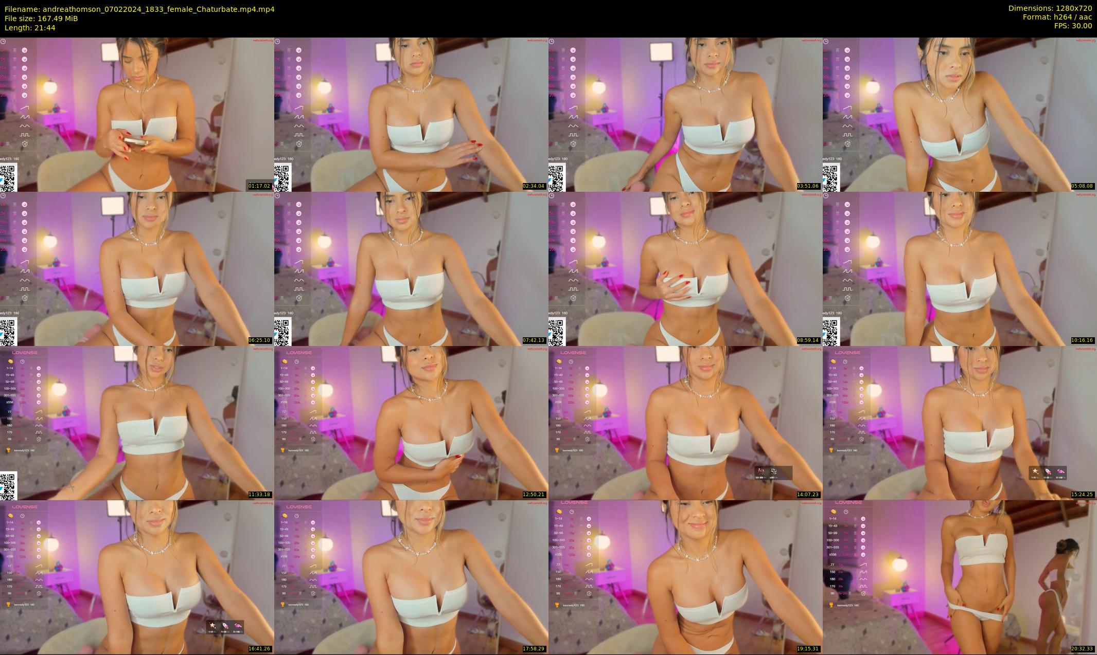 andreathomson — 22 minute Chaturbate female cam show recording, 720p, Feb 7, 2024
