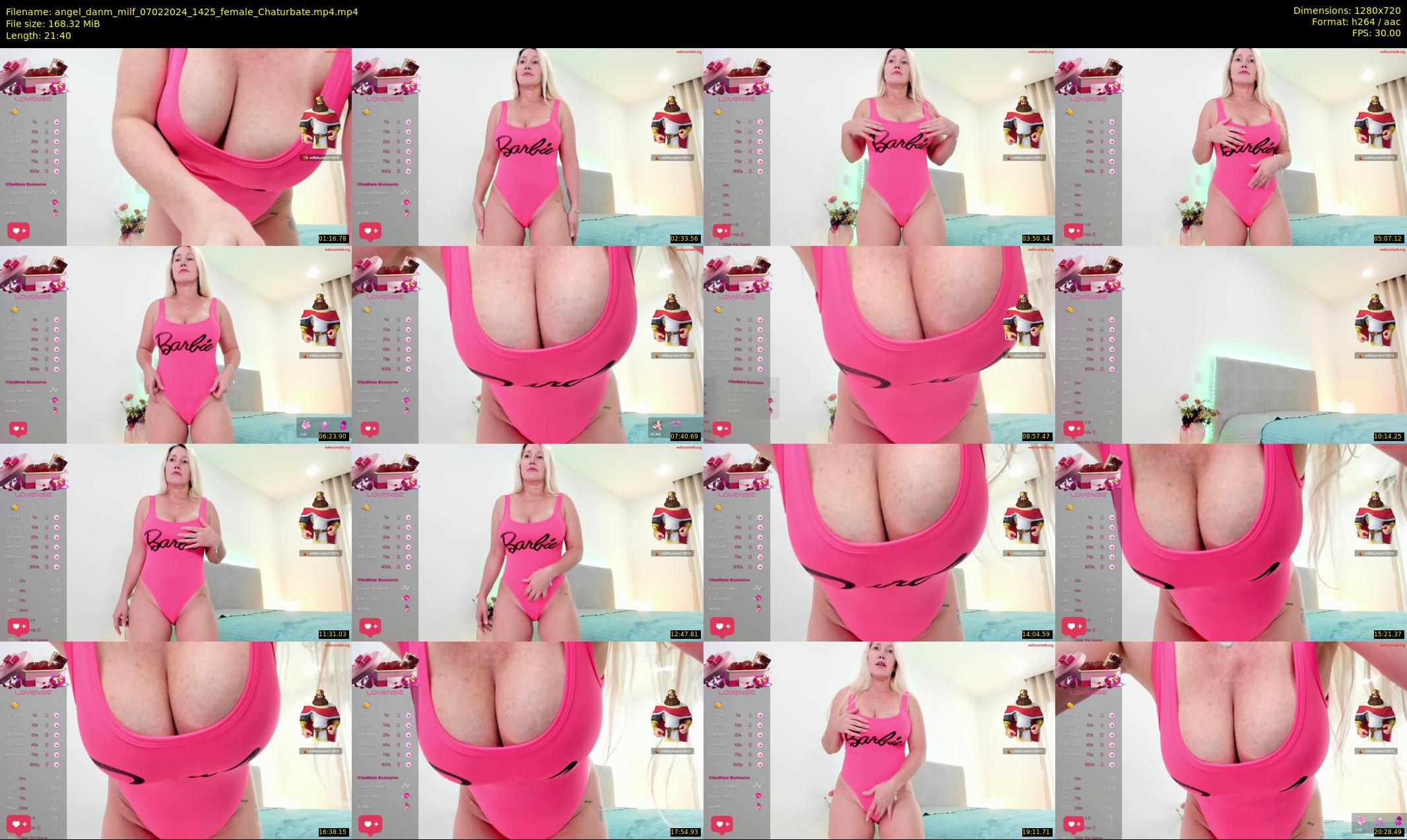 angel_danm_milf — 22 minute Chaturbate female cam show recording, 720p, Feb 7, 2024