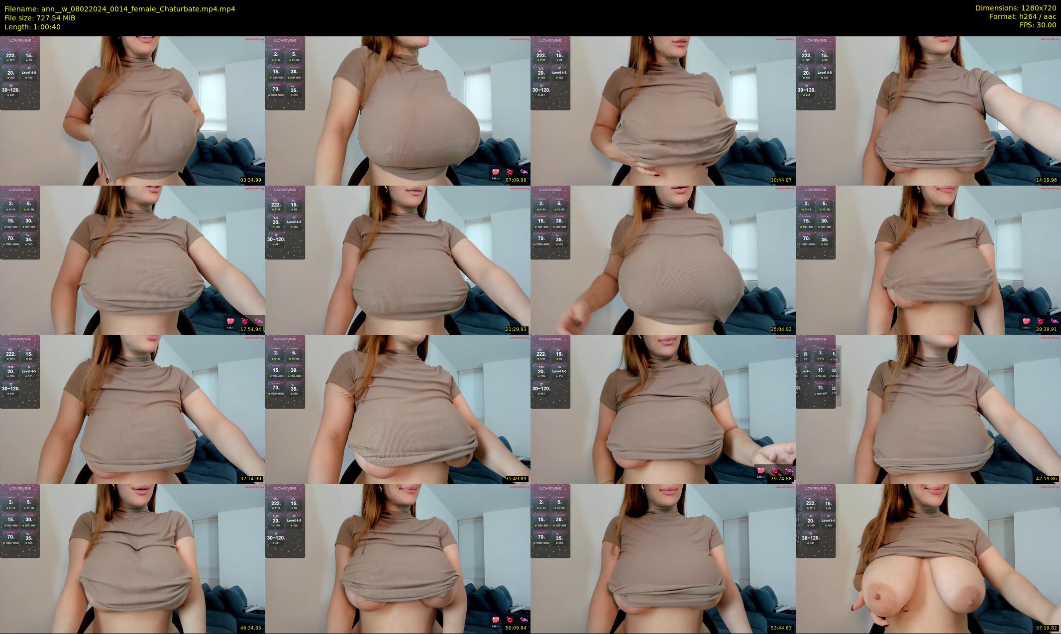 ann__w — 61 minute Chaturbate female cam show recording, 720p, Feb 8, 2024