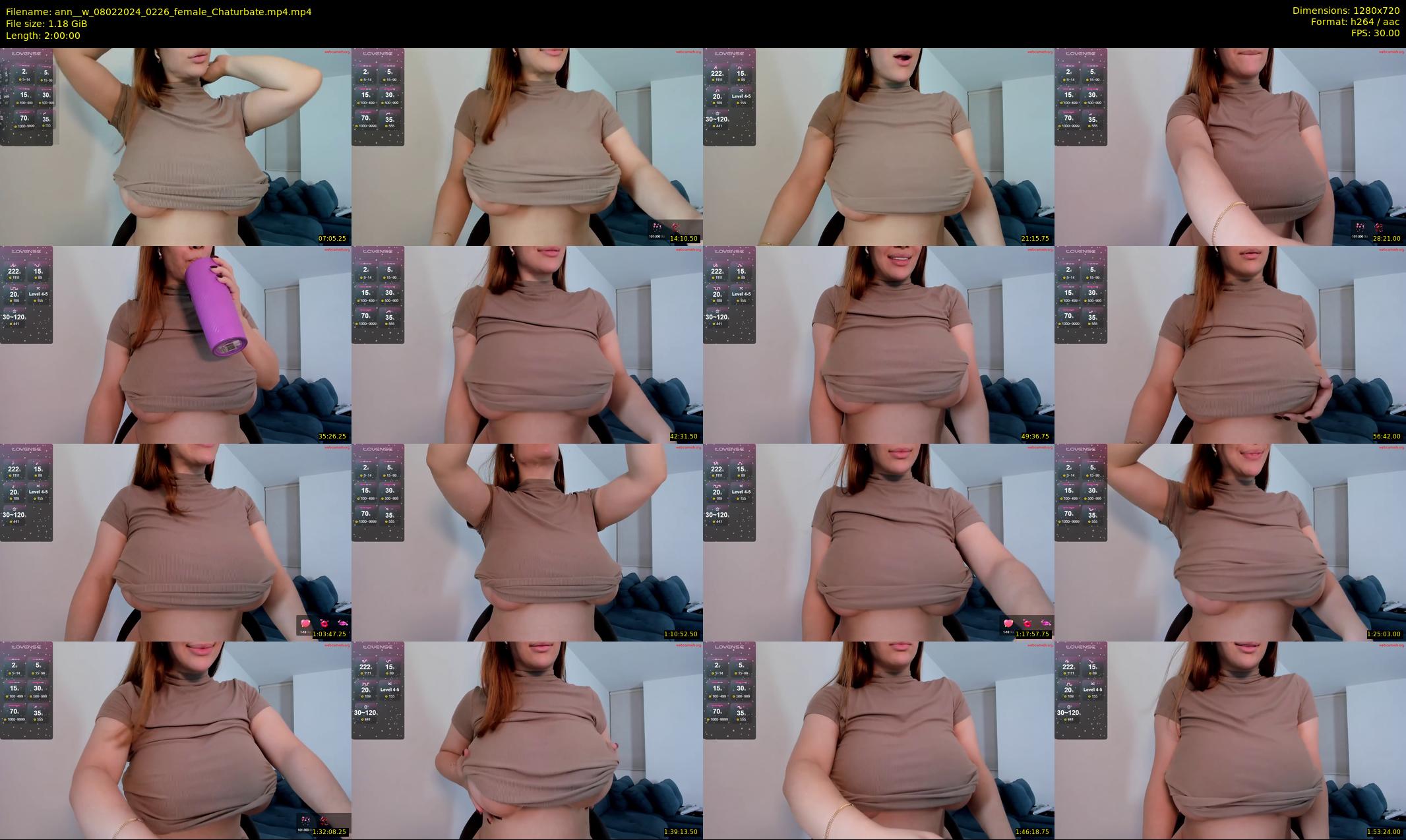 ann__w — 120 minute Chaturbate female cam show recording, 720p, Feb 8, 2024