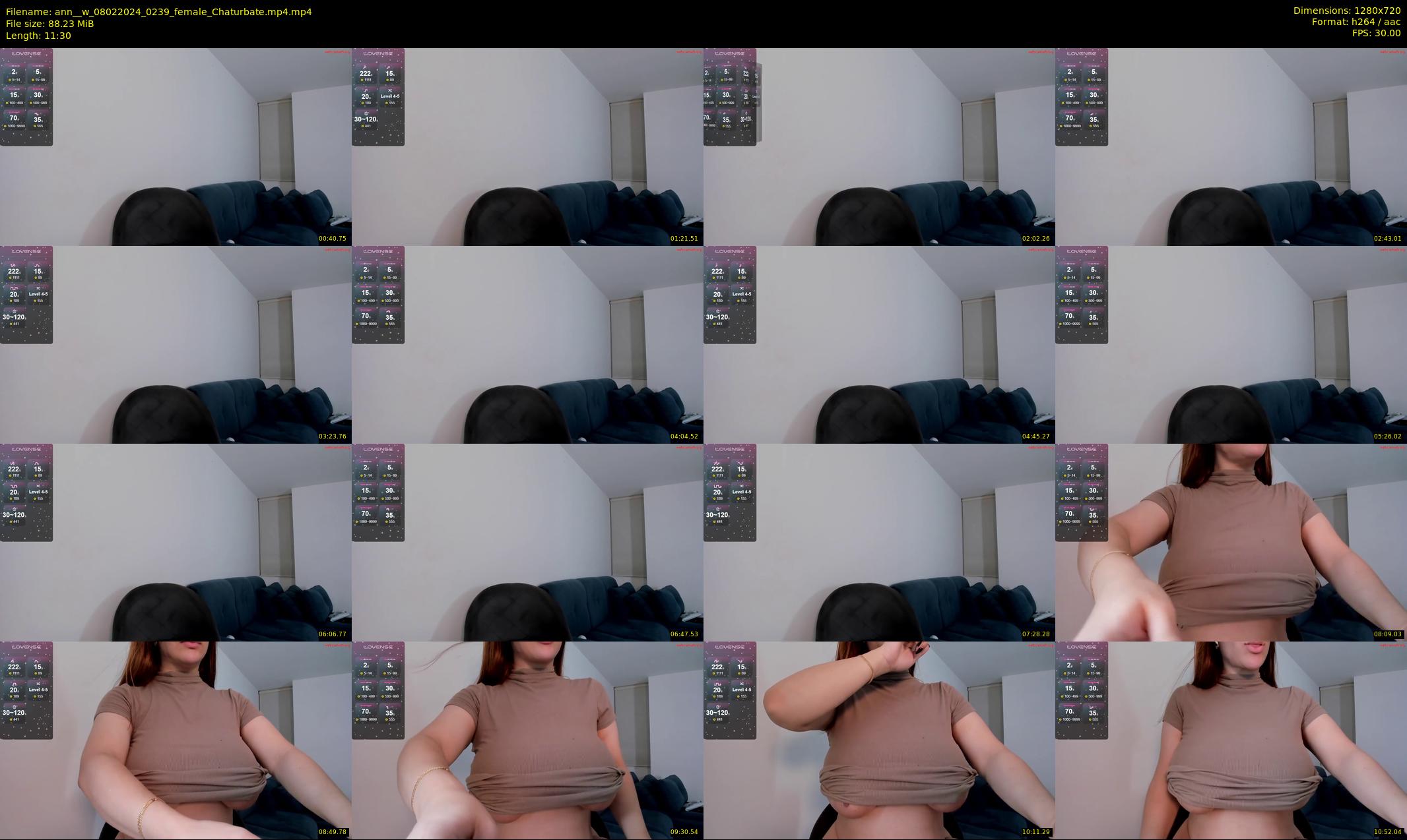 ann__w — 12 minute Chaturbate female cam show recording, 720p, Feb 8, 2024