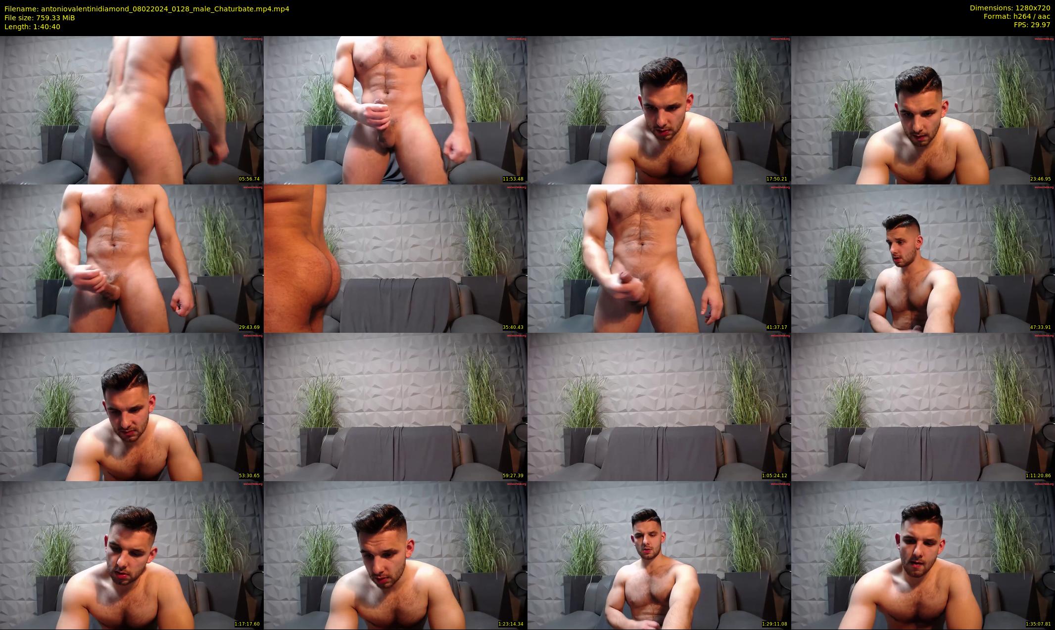 antoniovalentinidiamond — 101 minute Chaturbate male cam show recording, 720p, Feb 8, 2024