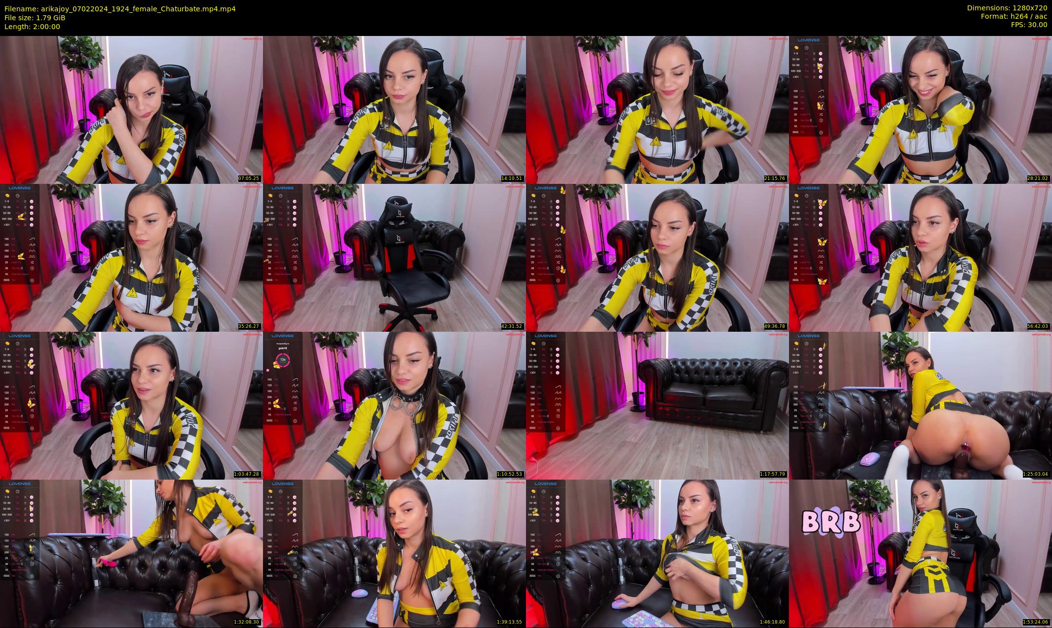 arikajoy — 120 minute Chaturbate female cam show recording, 720p, Feb 7, 2024