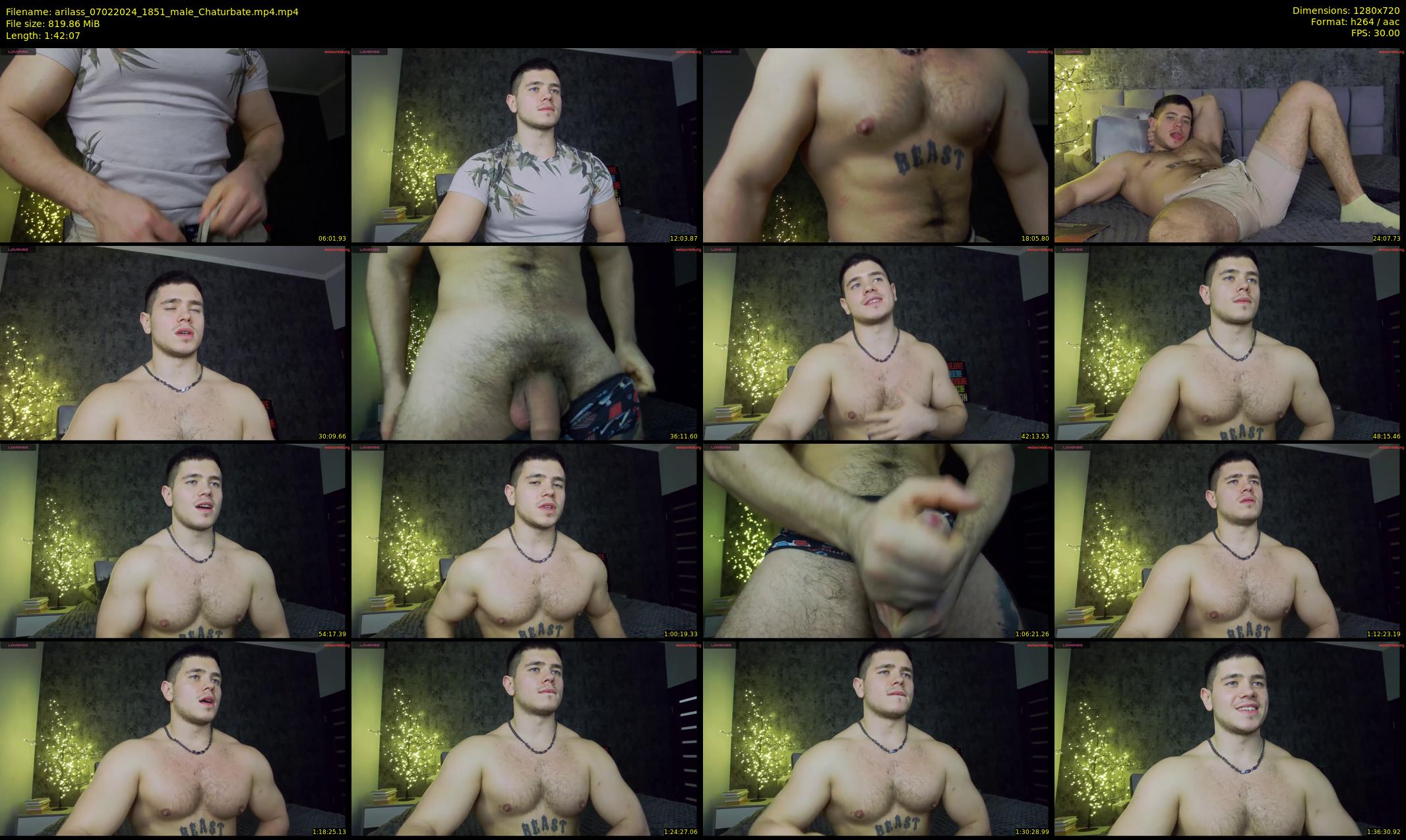 arilass — 103 minute Chaturbate male cam show recording, 720p, Feb 7, 2024