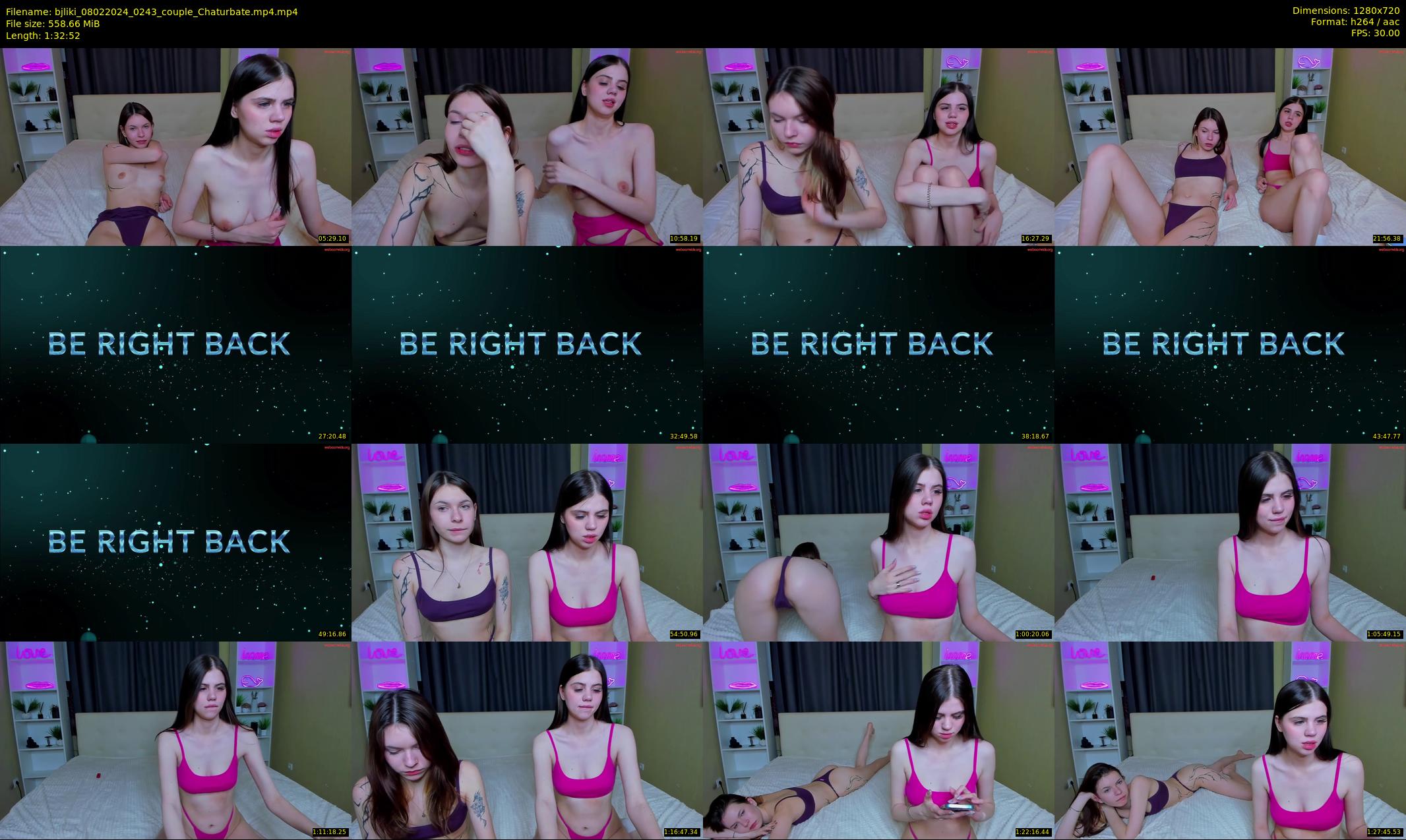 bjliki — 93 minute Chaturbate couple cam show recording, 720p, Feb 8, 2024
